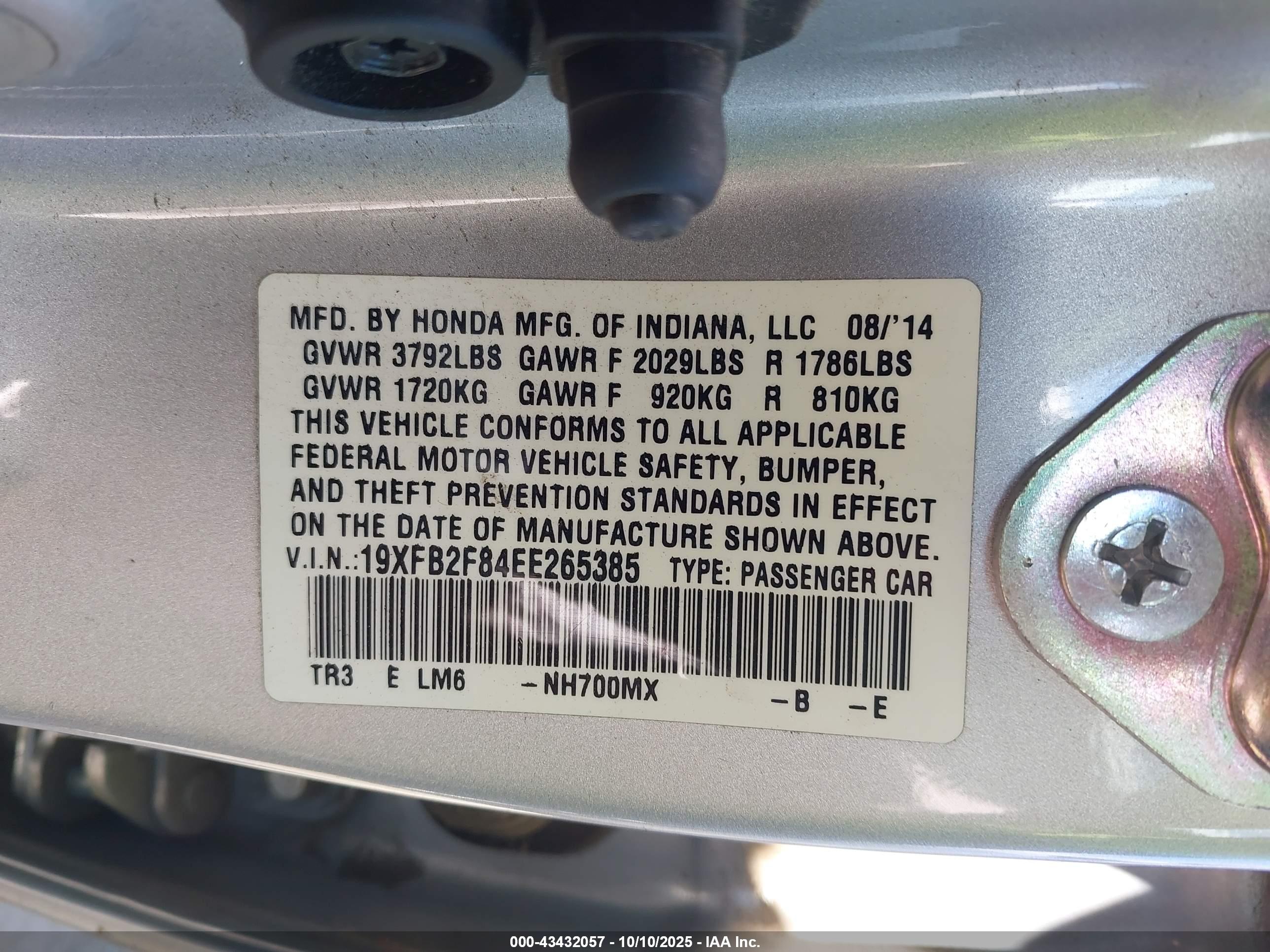HONDA CIVIC image 9