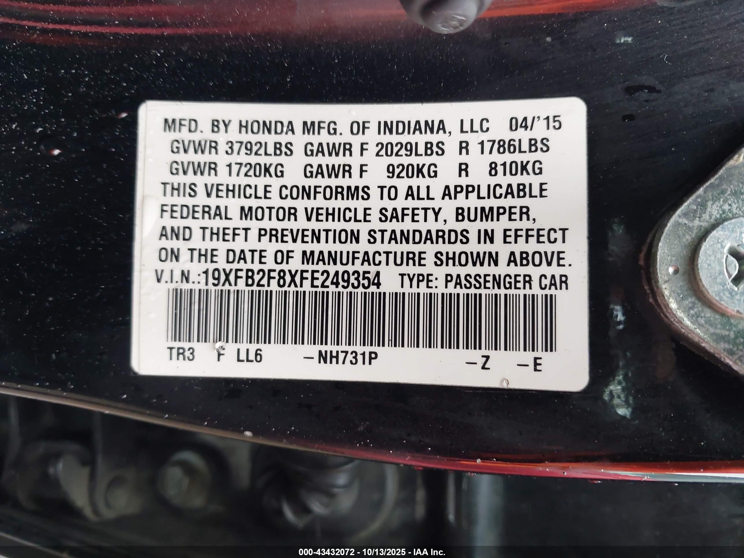 HONDA CIVIC image 9
