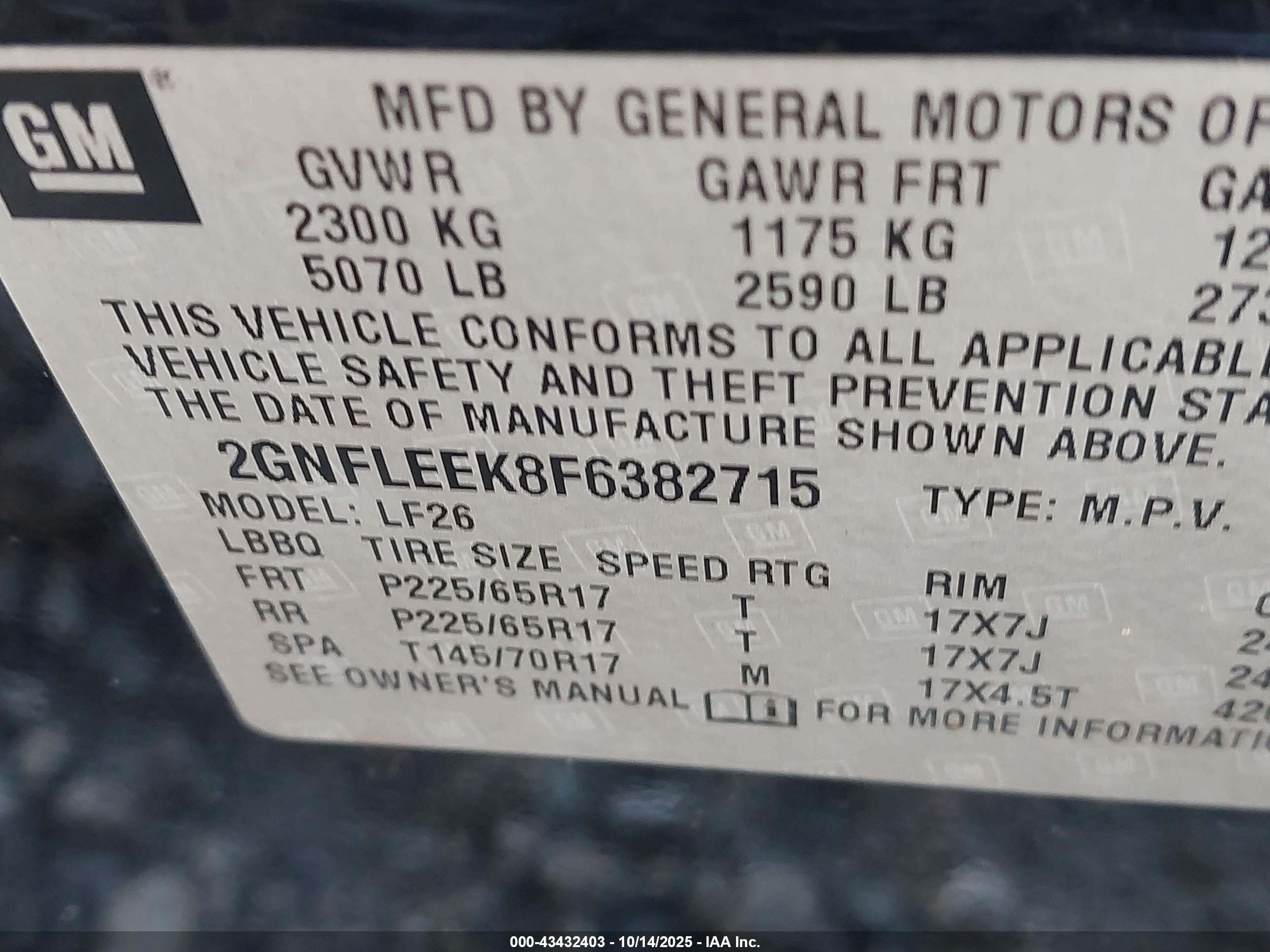 CHEVROLET EQUINOX image 9