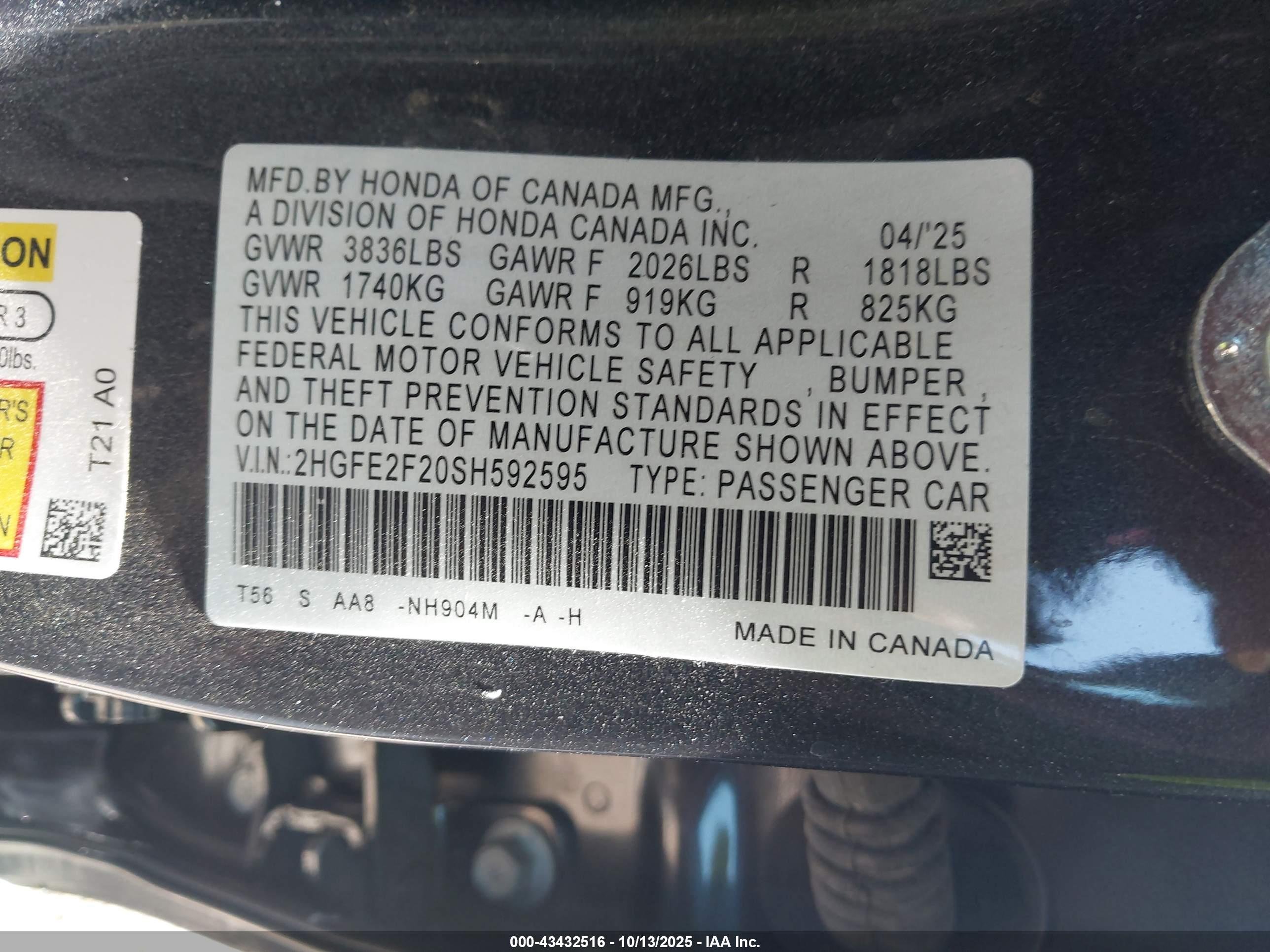 HONDA CIVIC image 9