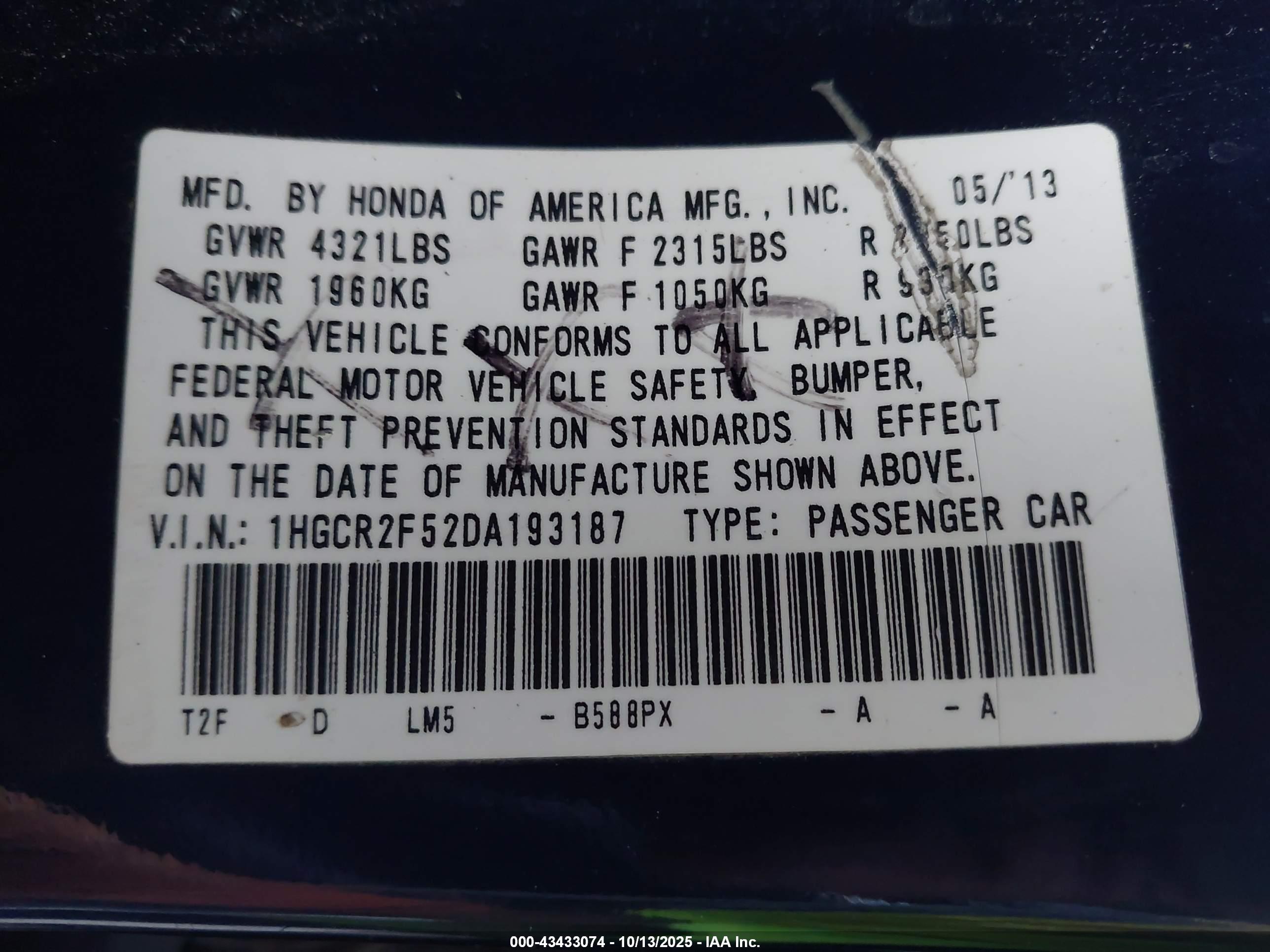 HONDA ACCORD image 9
