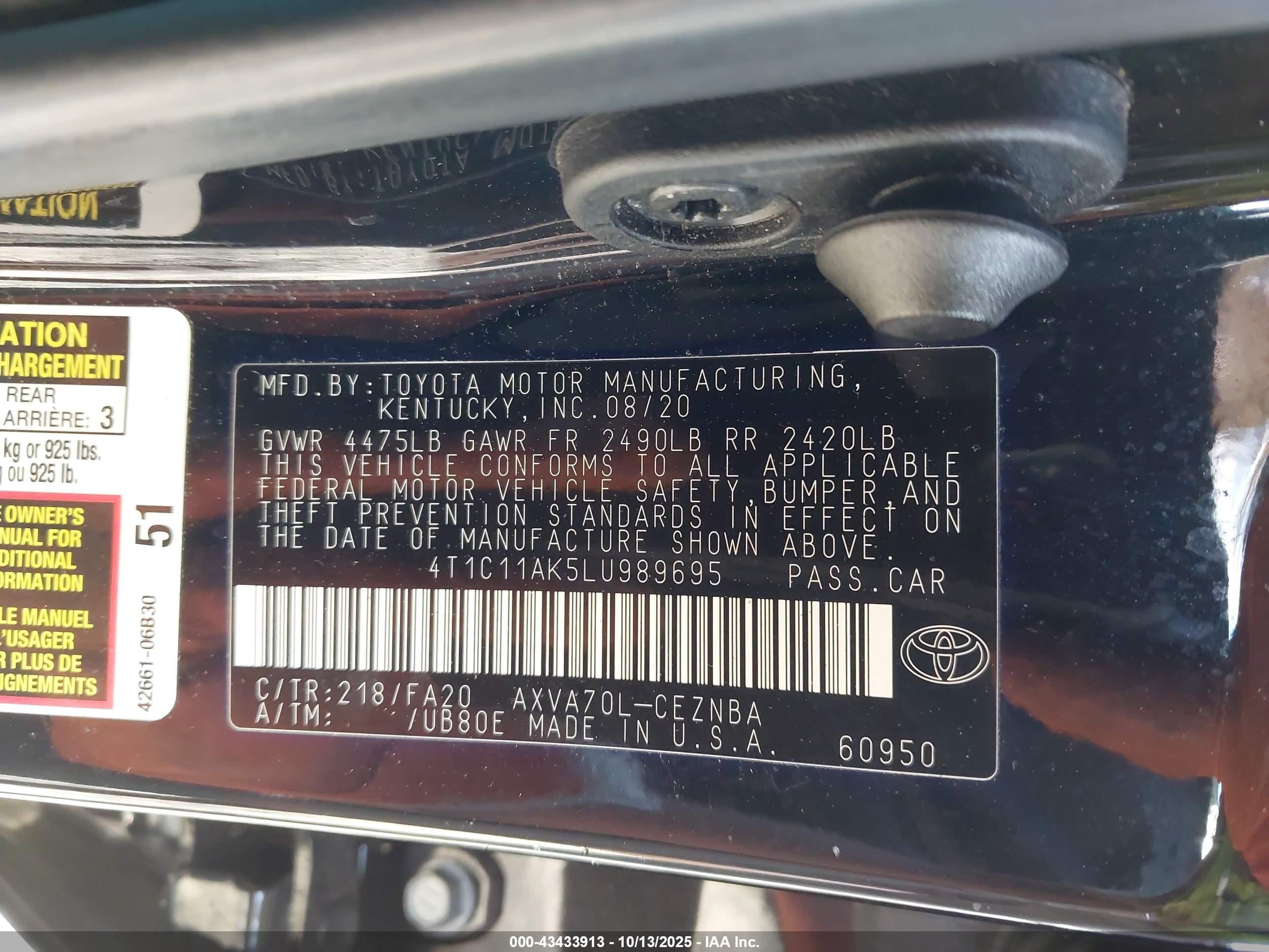 TOYOTA CAMRY image 9