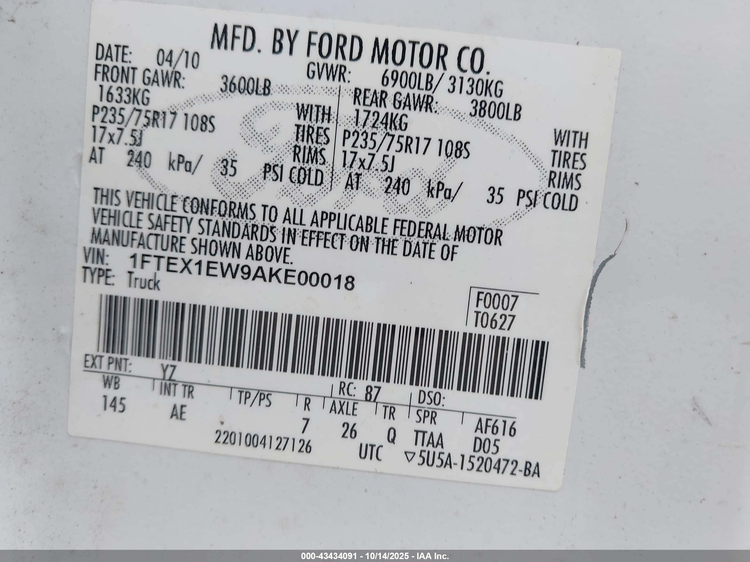 FORD F-150 image 9