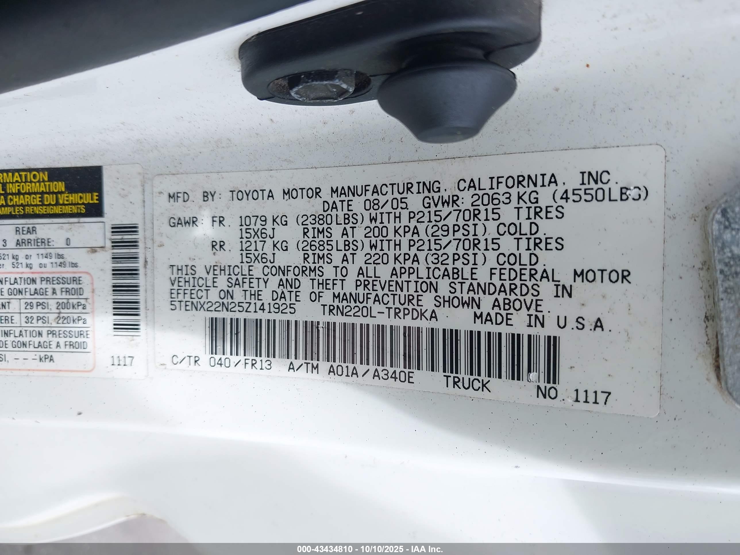 TOYOTA TACOMA image 9