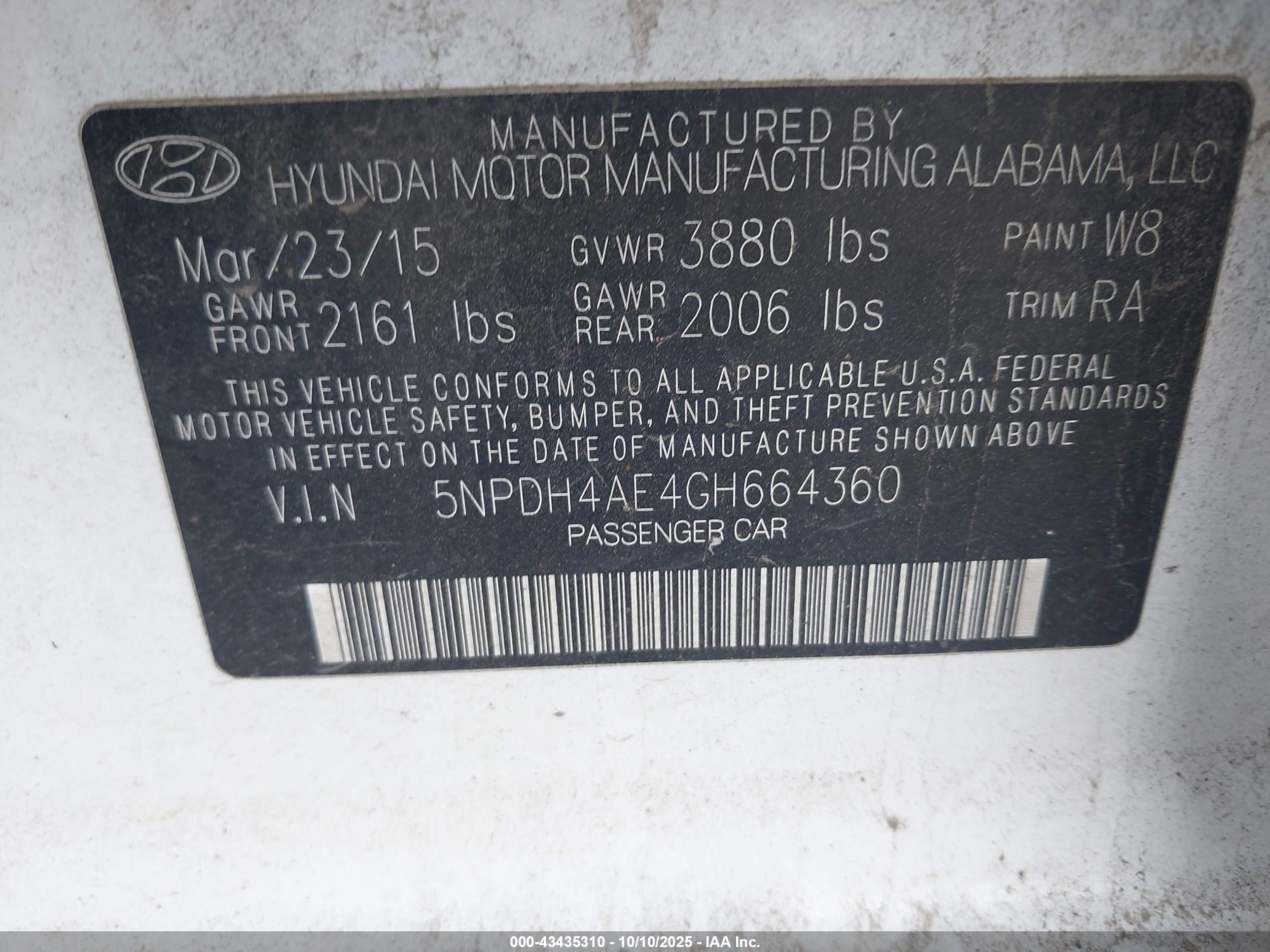 HYUNDAI ELANTRA image 9