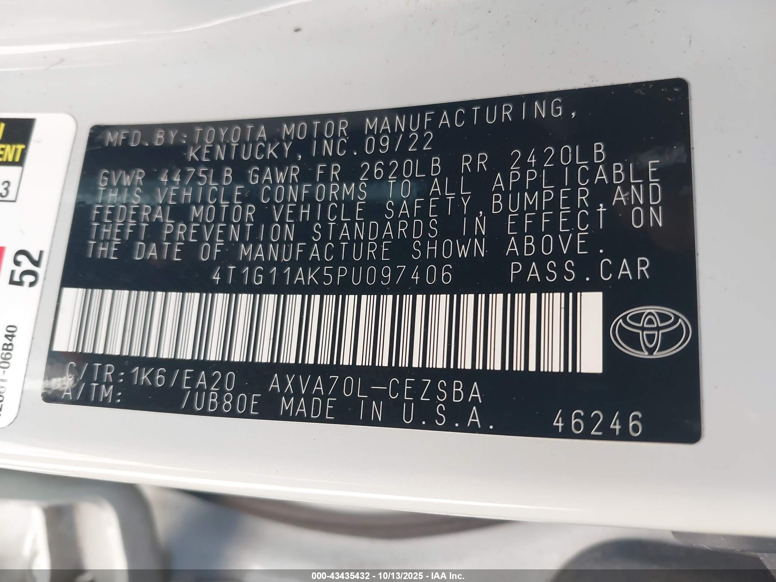 TOYOTA CAMRY image 9