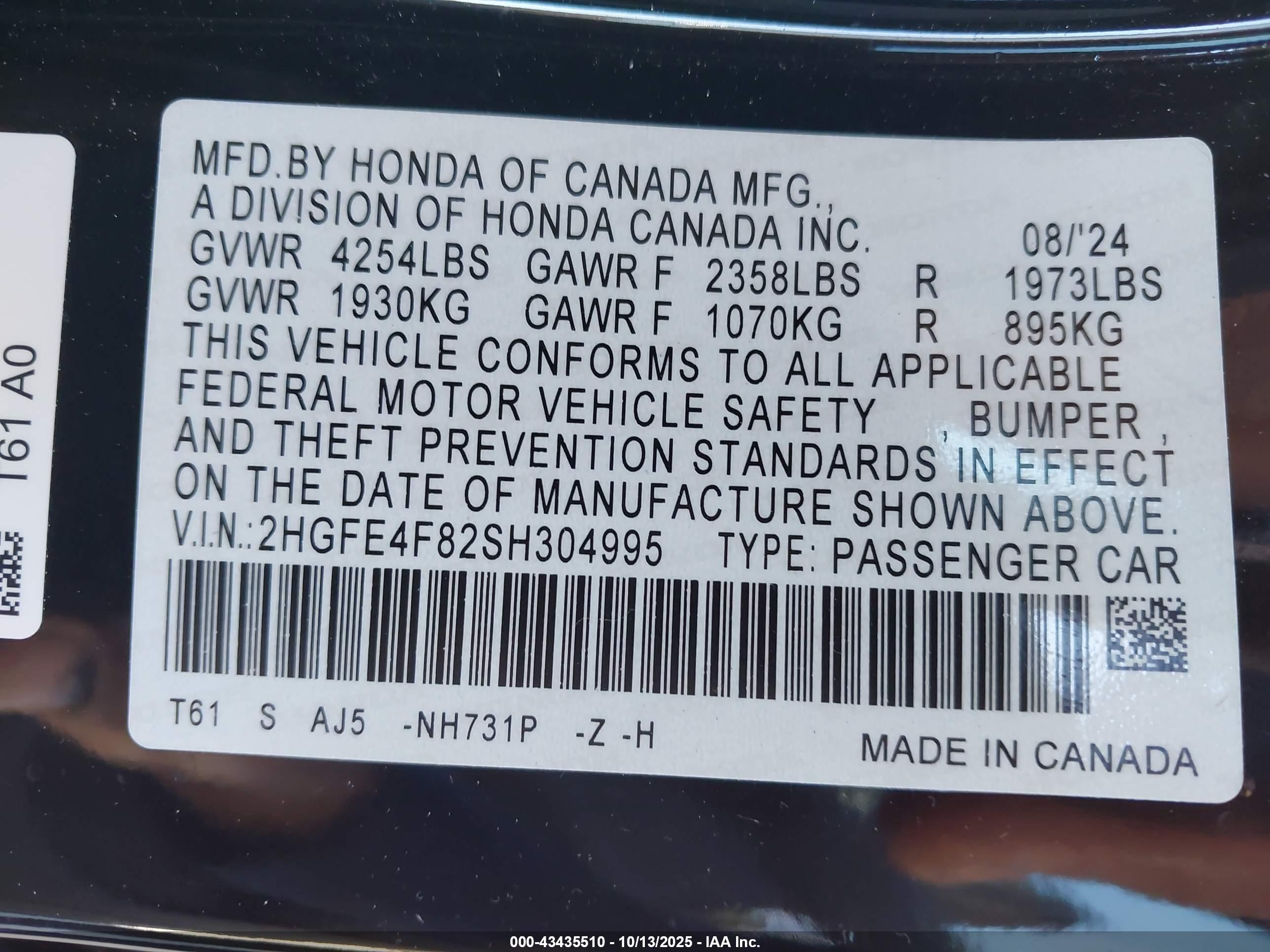 HONDA CIVIC image 9