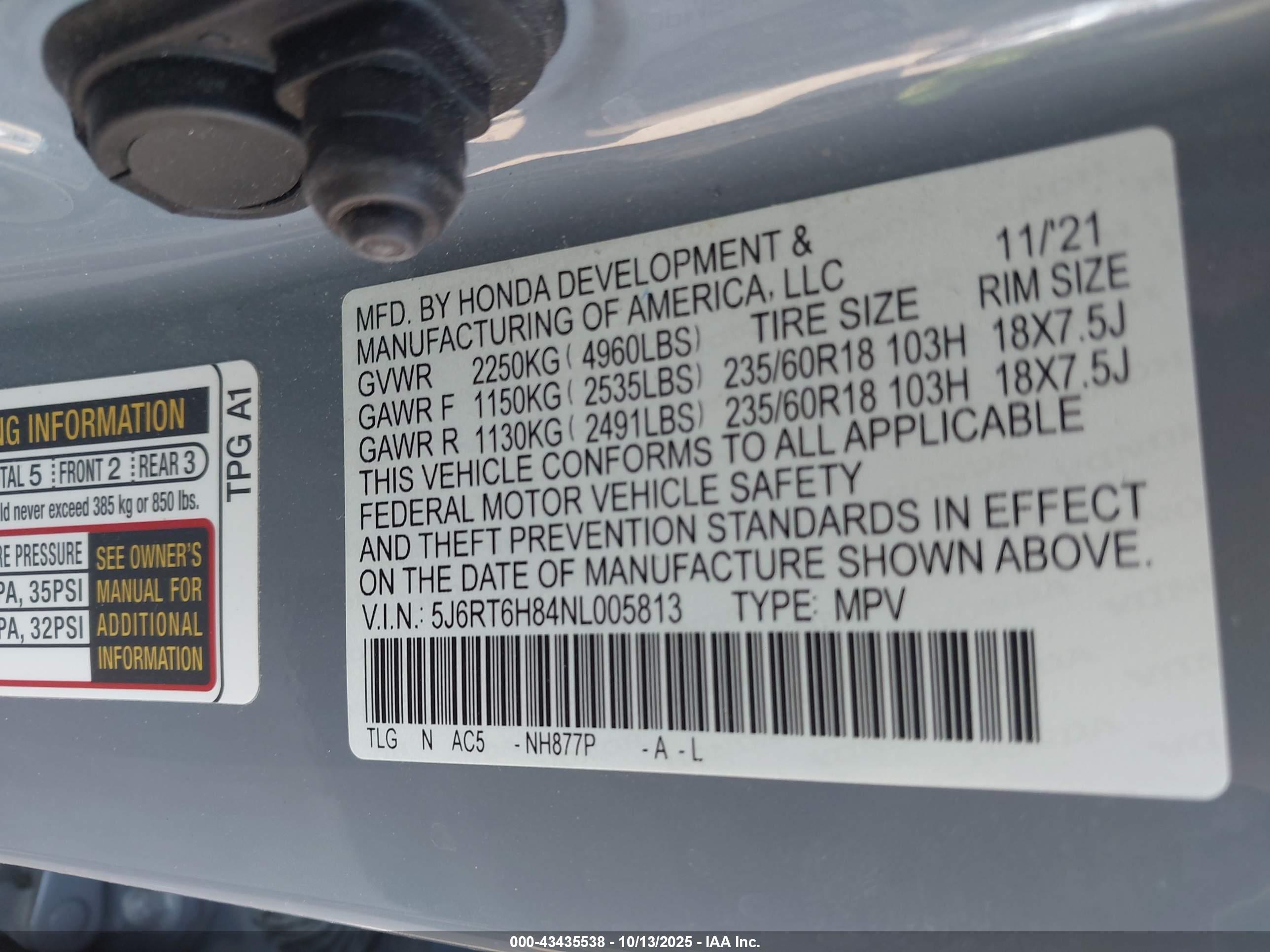 HONDA CR-V image 9