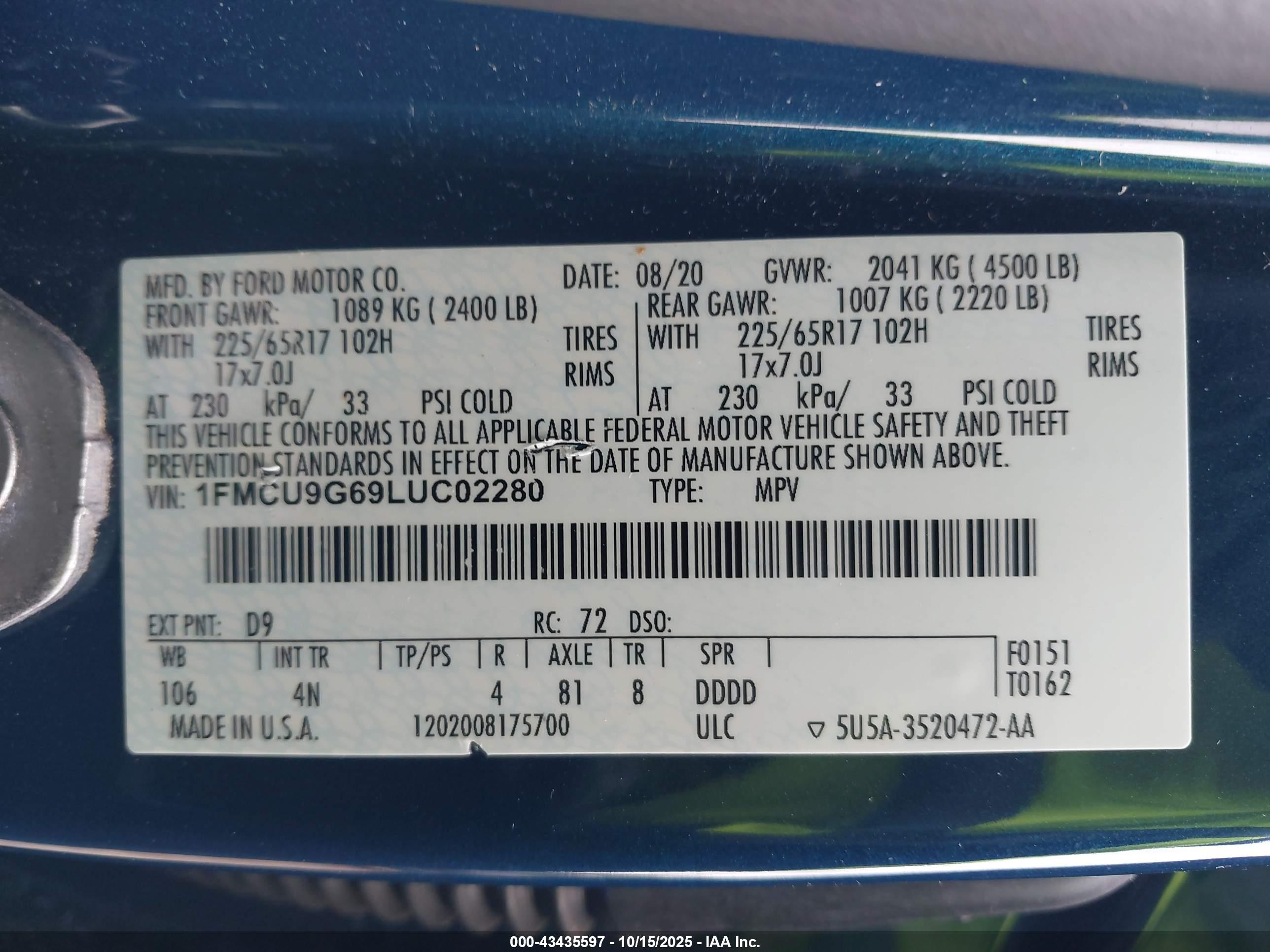 FORD ESCAPE image 9