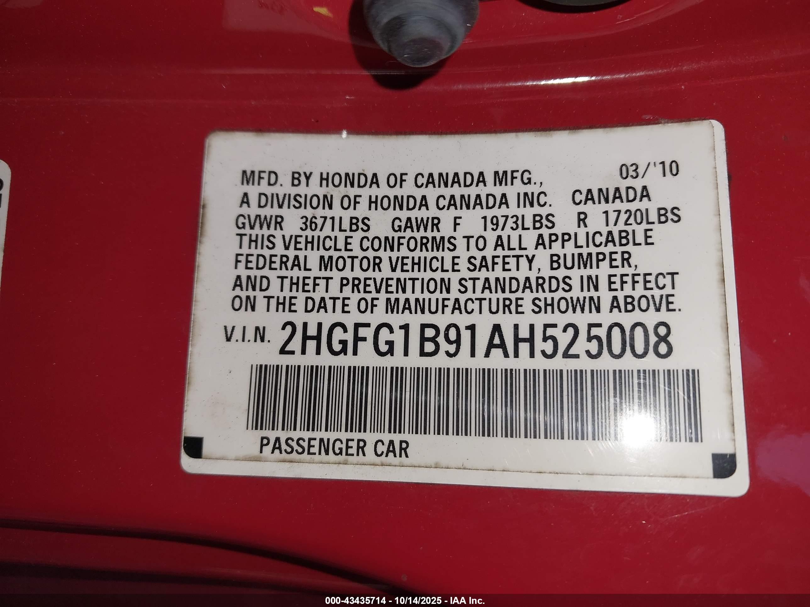 HONDA CIVIC image 9