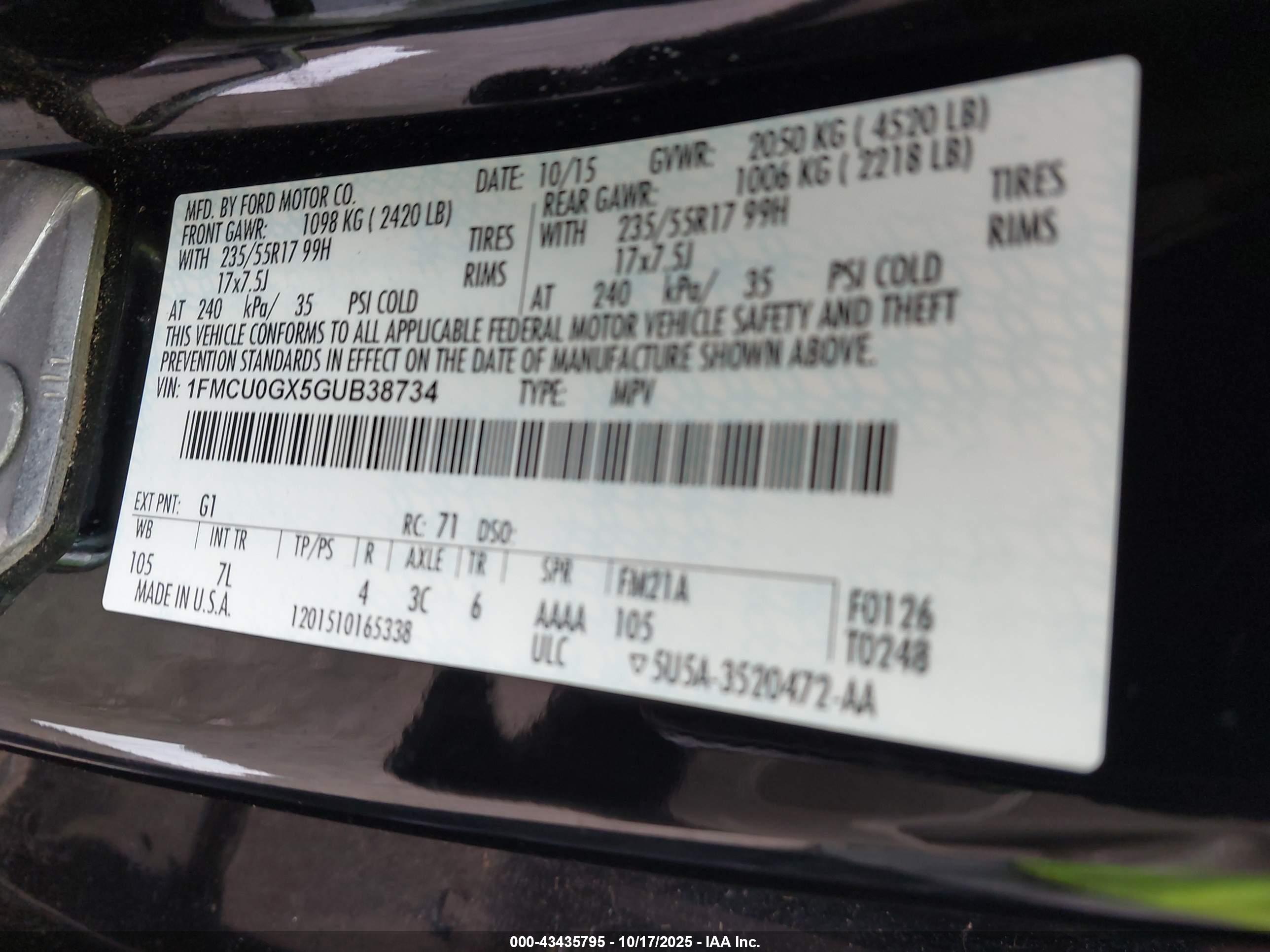 FORD ESCAPE image 9