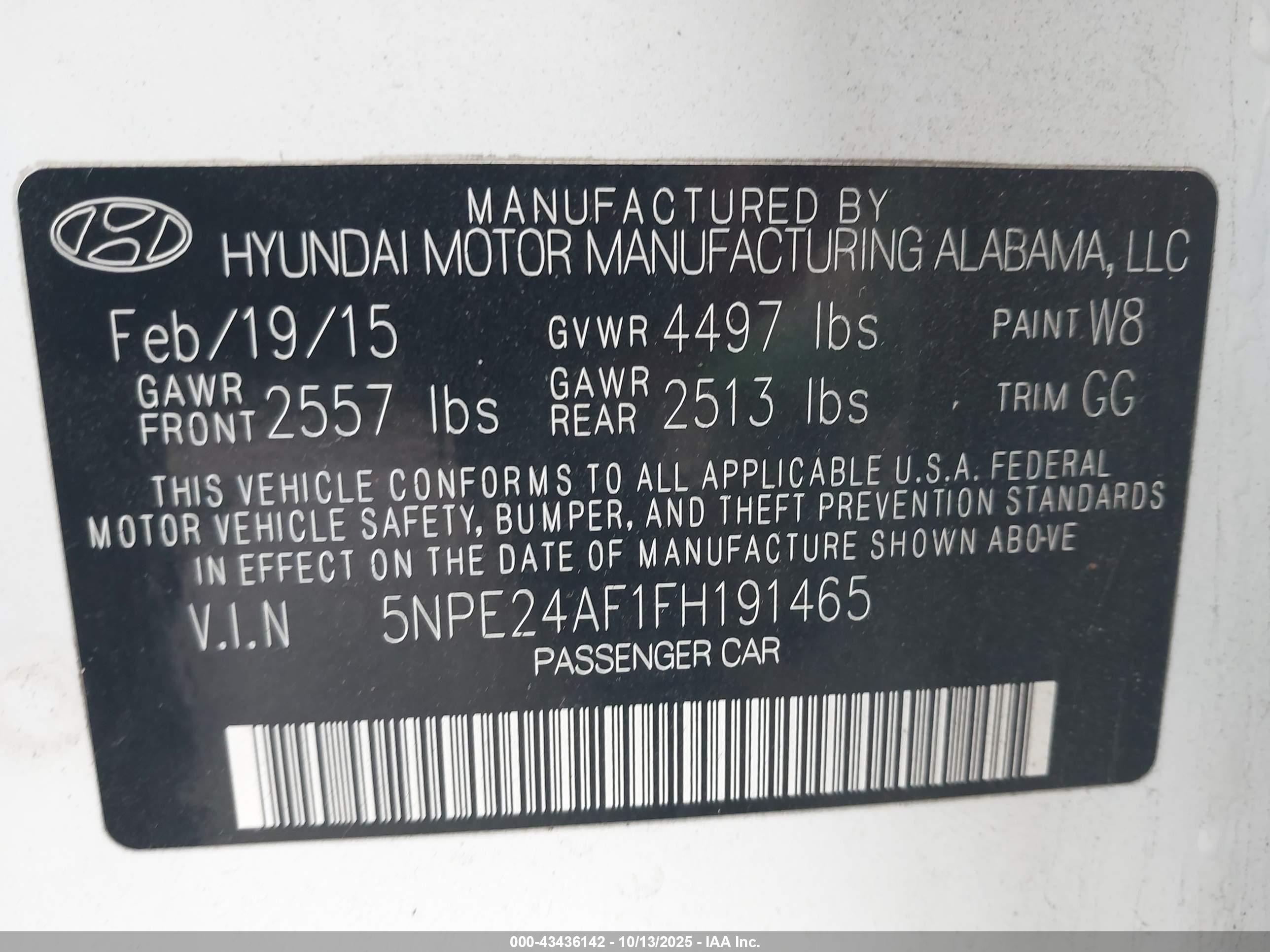 HYUNDAI SONATA image 9