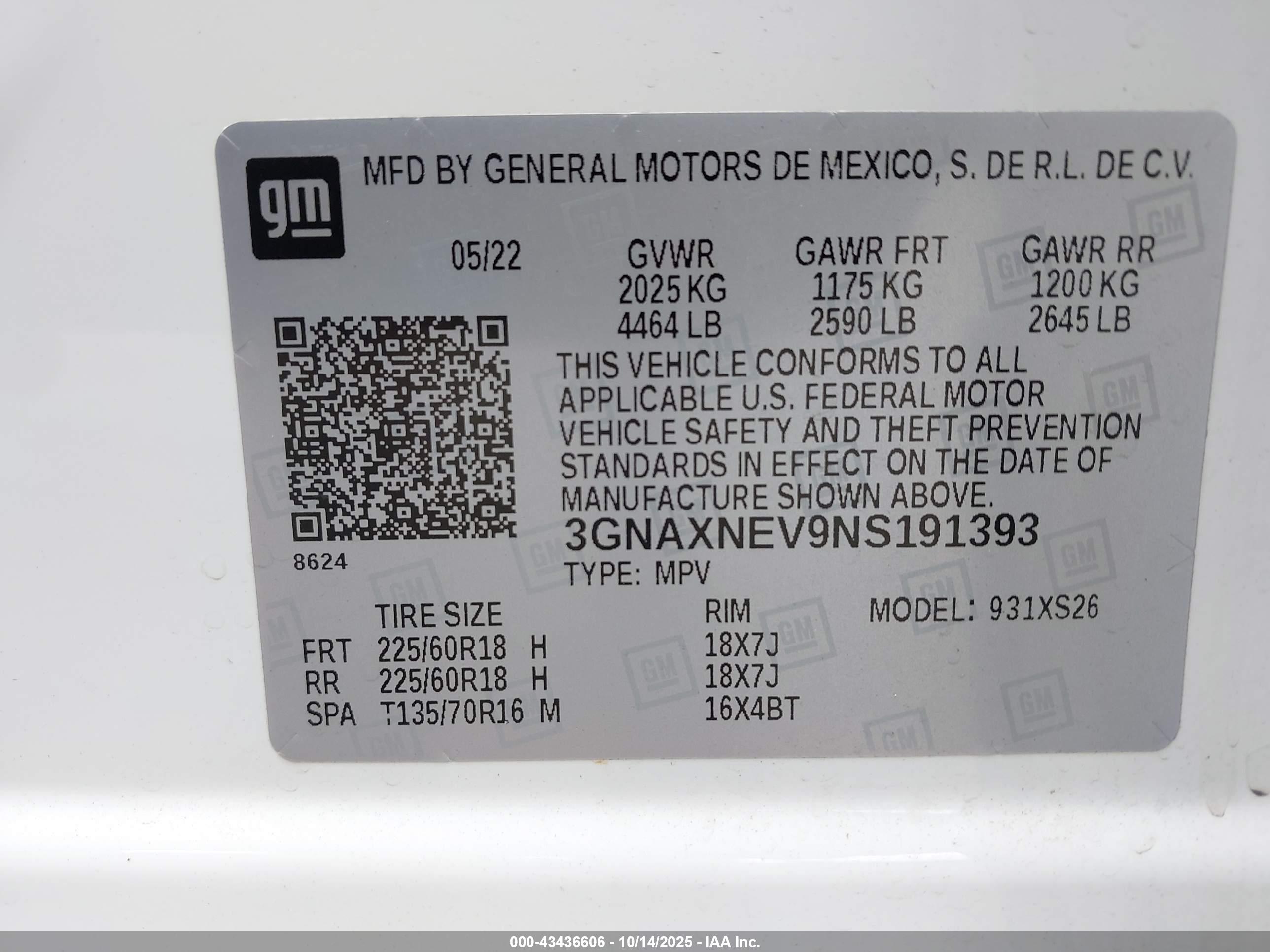 CHEVROLET EQUINOX image 9