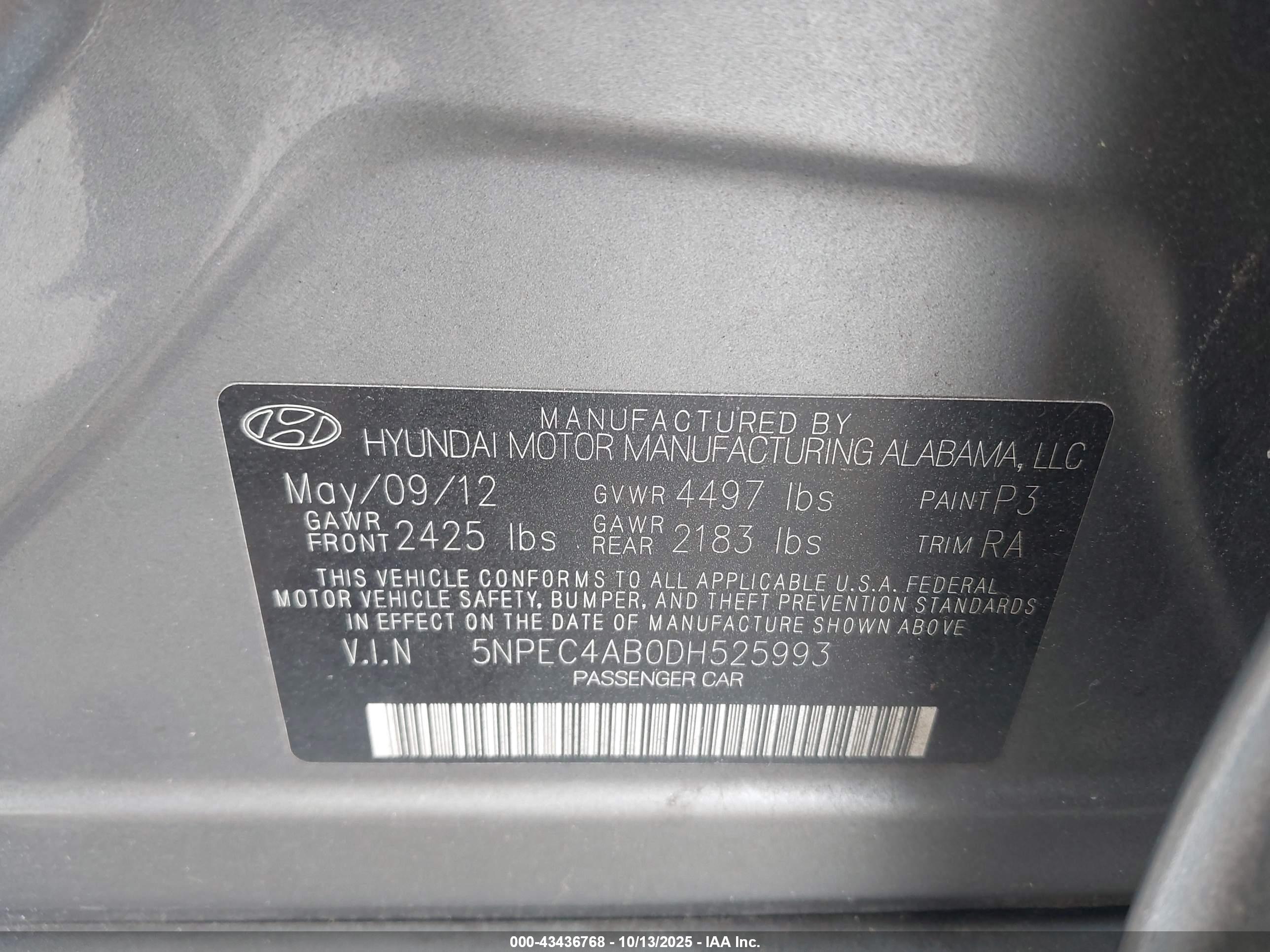 HYUNDAI SONATA image 9