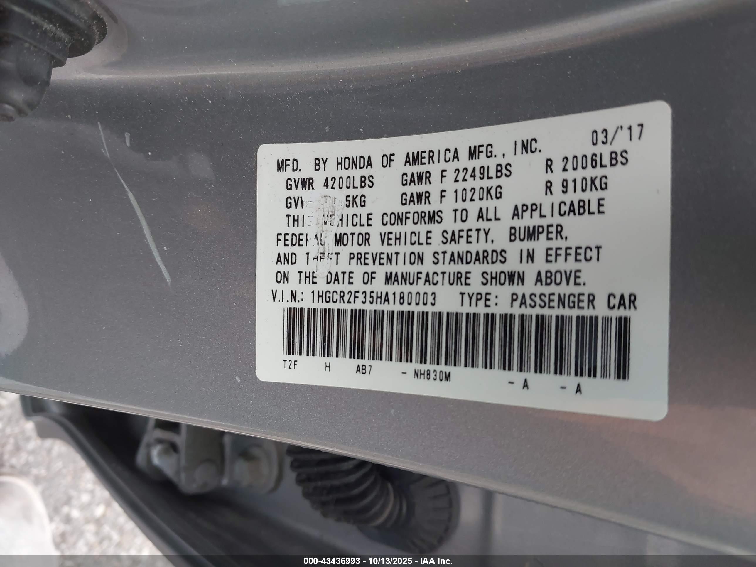 HONDA ACCORD image 9