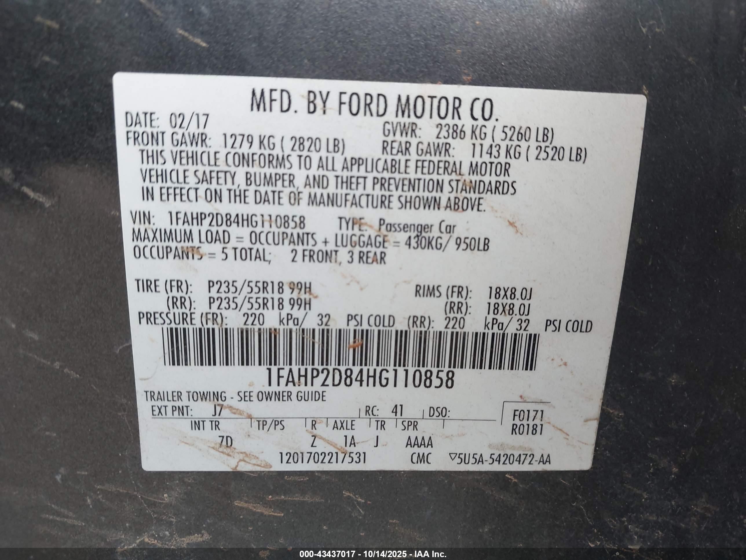 FORD TAURUS image 9