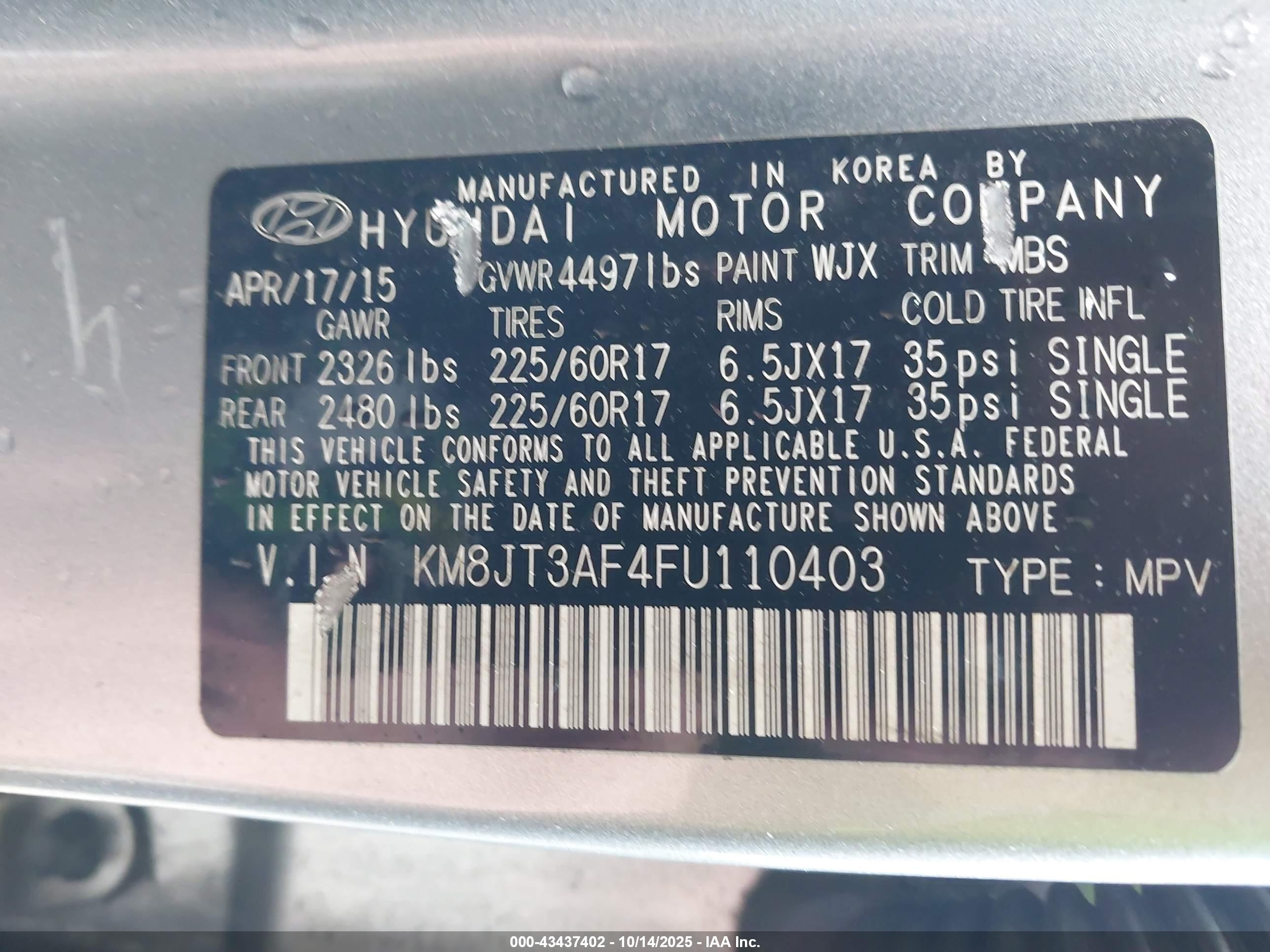 HYUNDAI TUCSON image 9