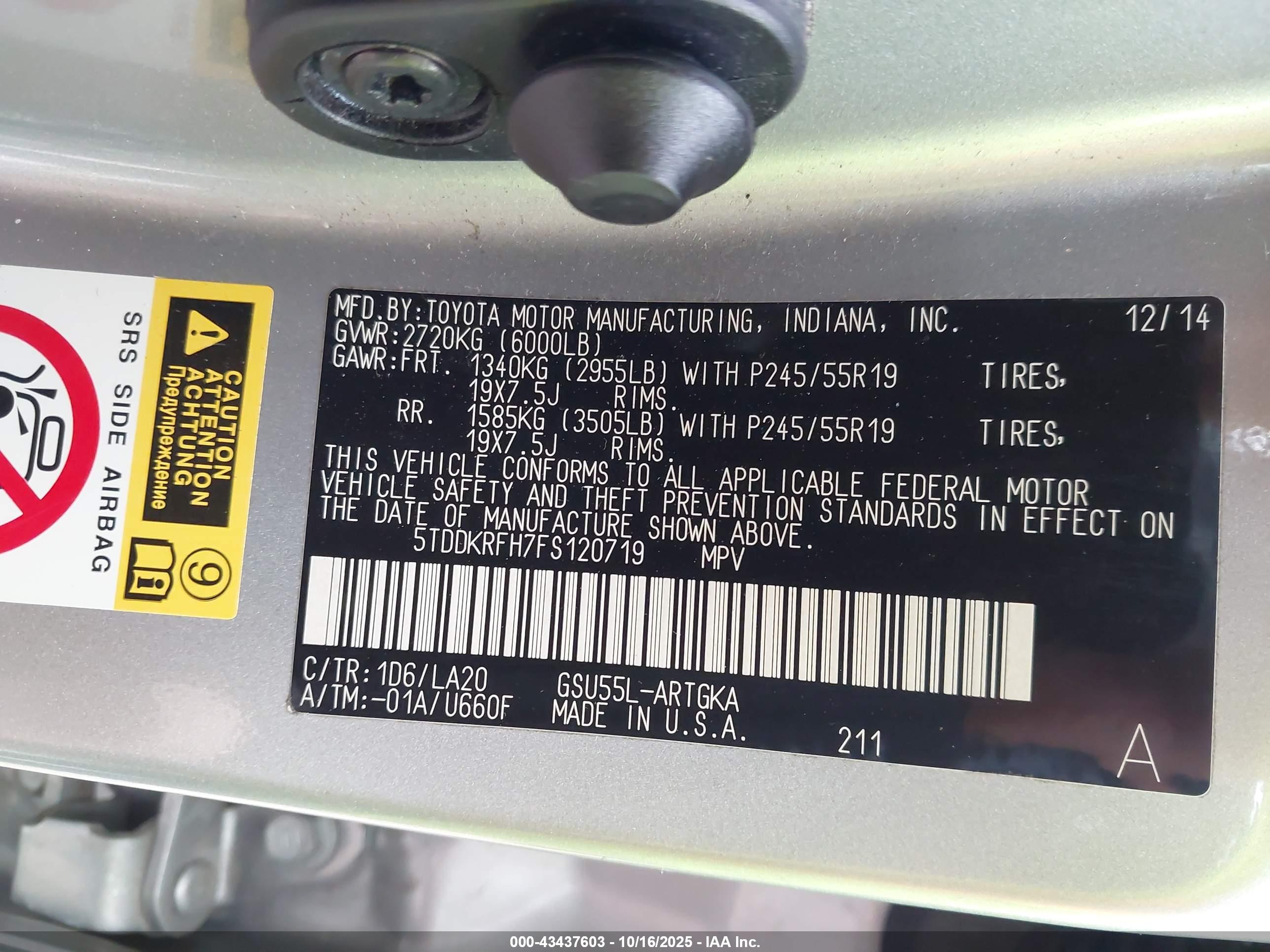 TOYOTA HIGHLANDER image 9