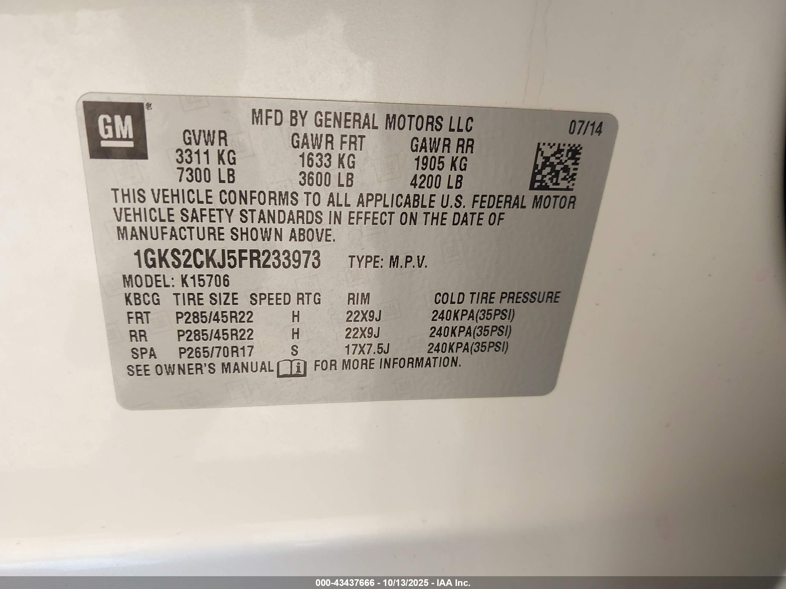 GMC YUKON image 9
