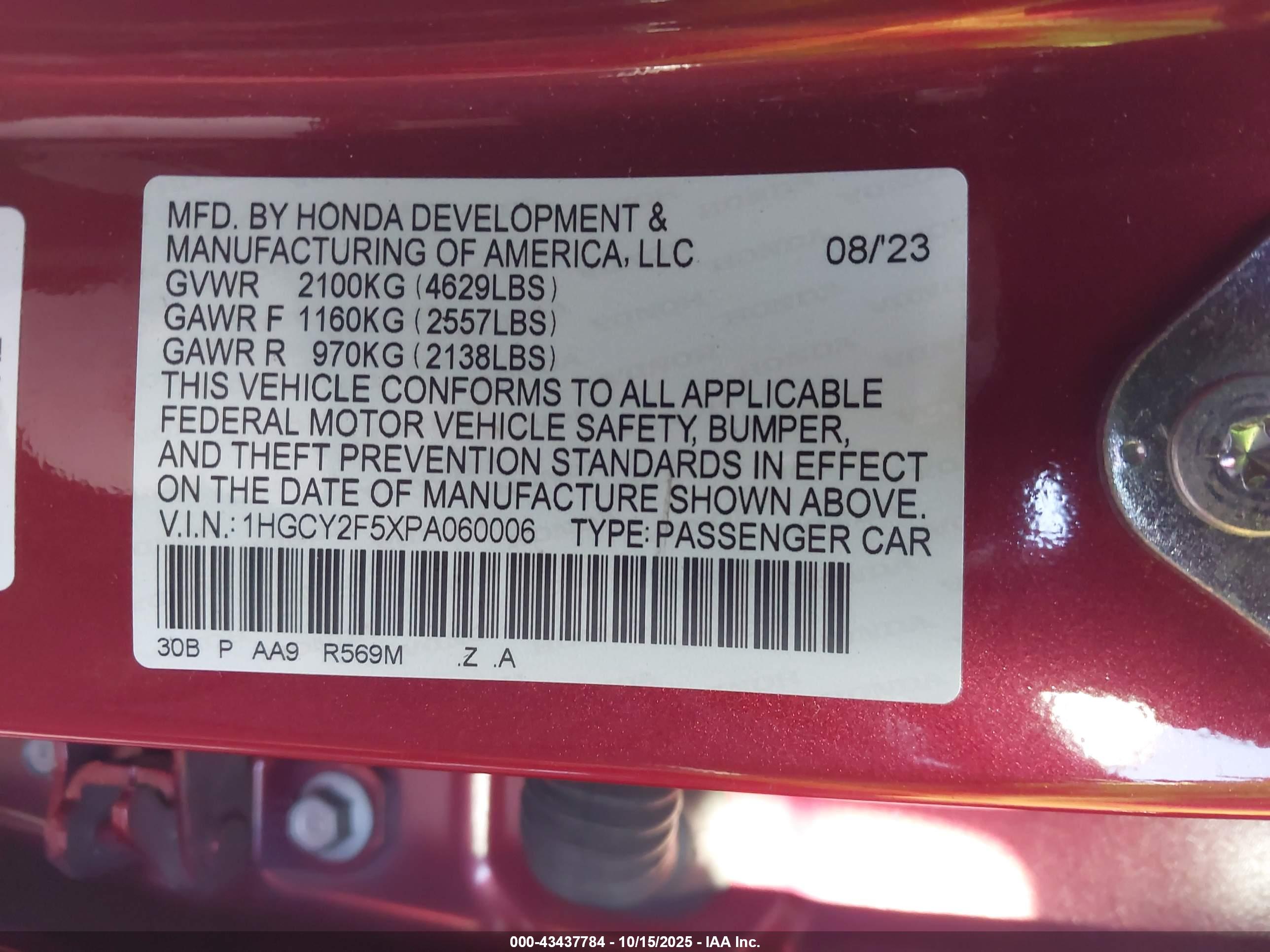 HONDA ACCORD image 9