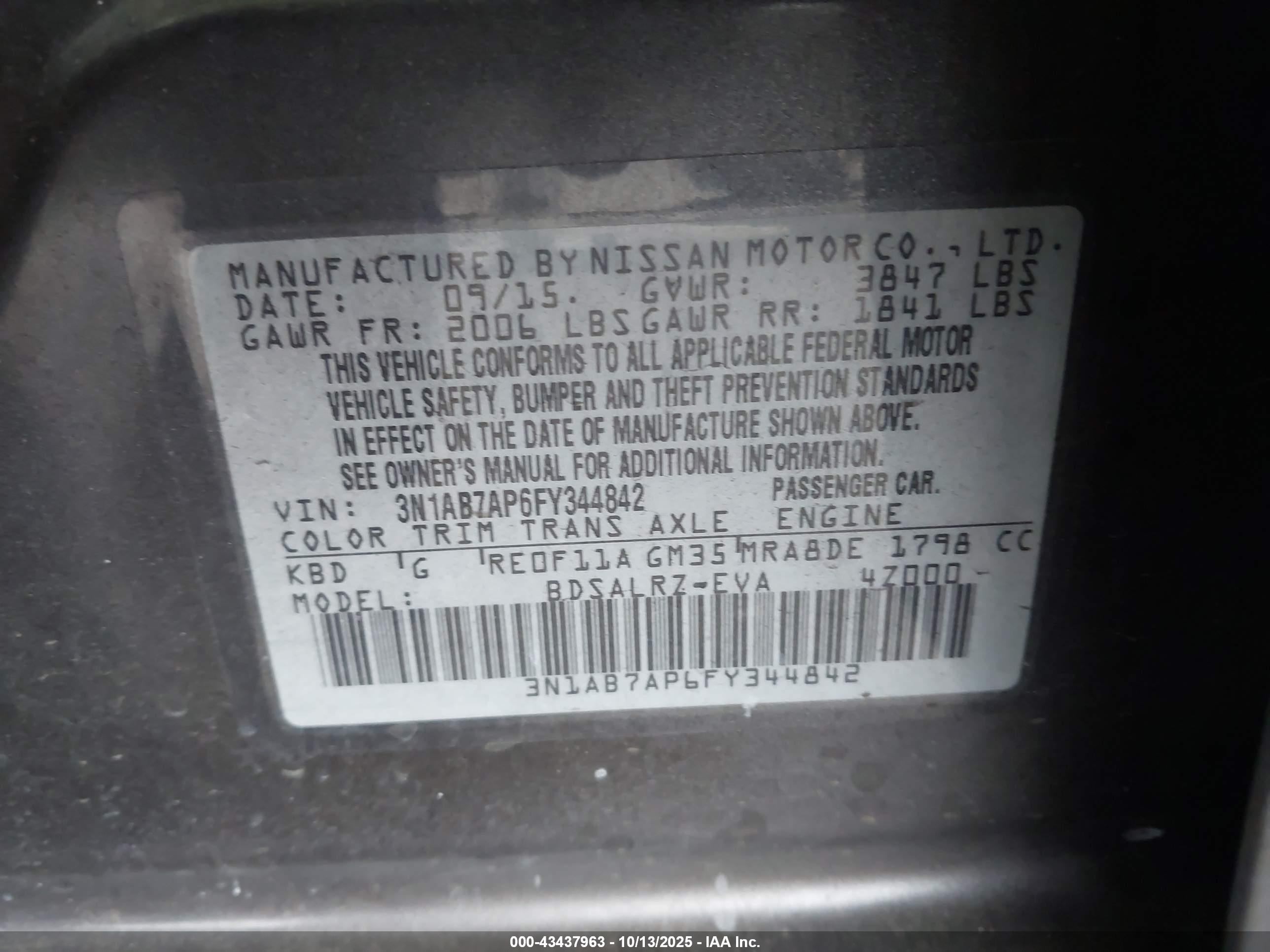 NISSAN SENTRA image 9