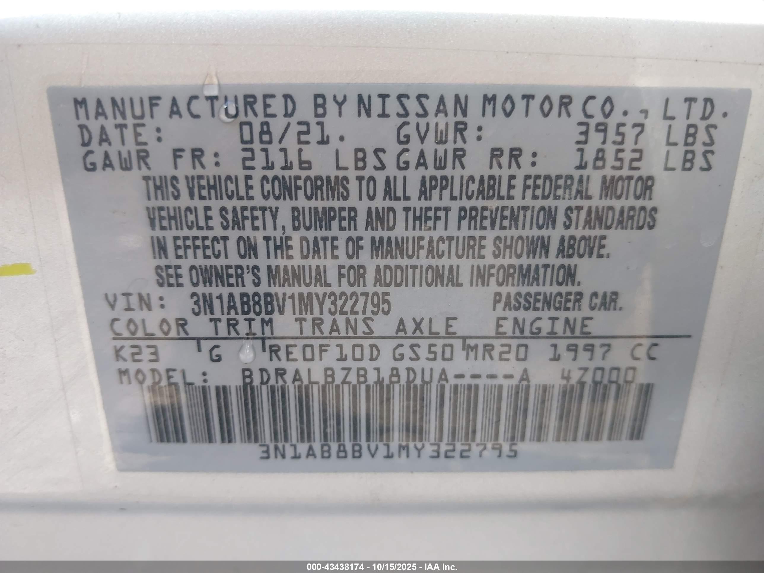 NISSAN SENTRA image 9