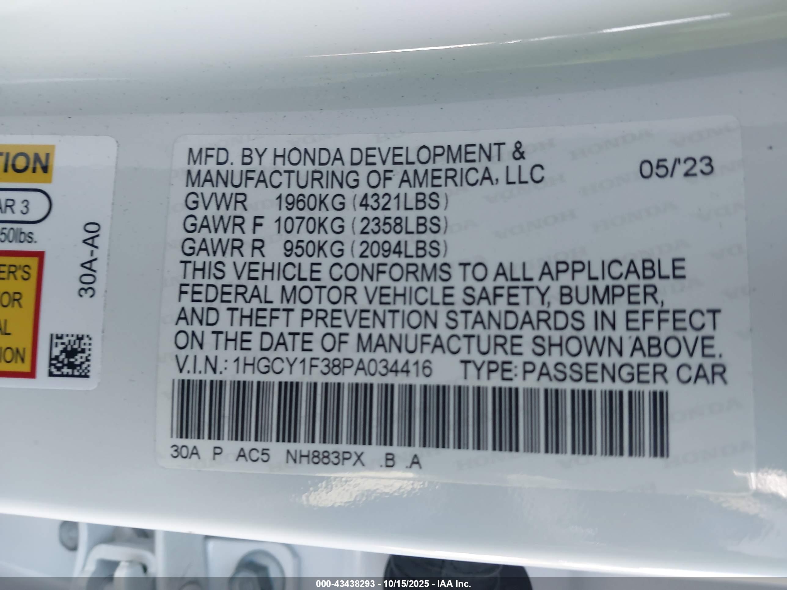 HONDA ACCORD image 9