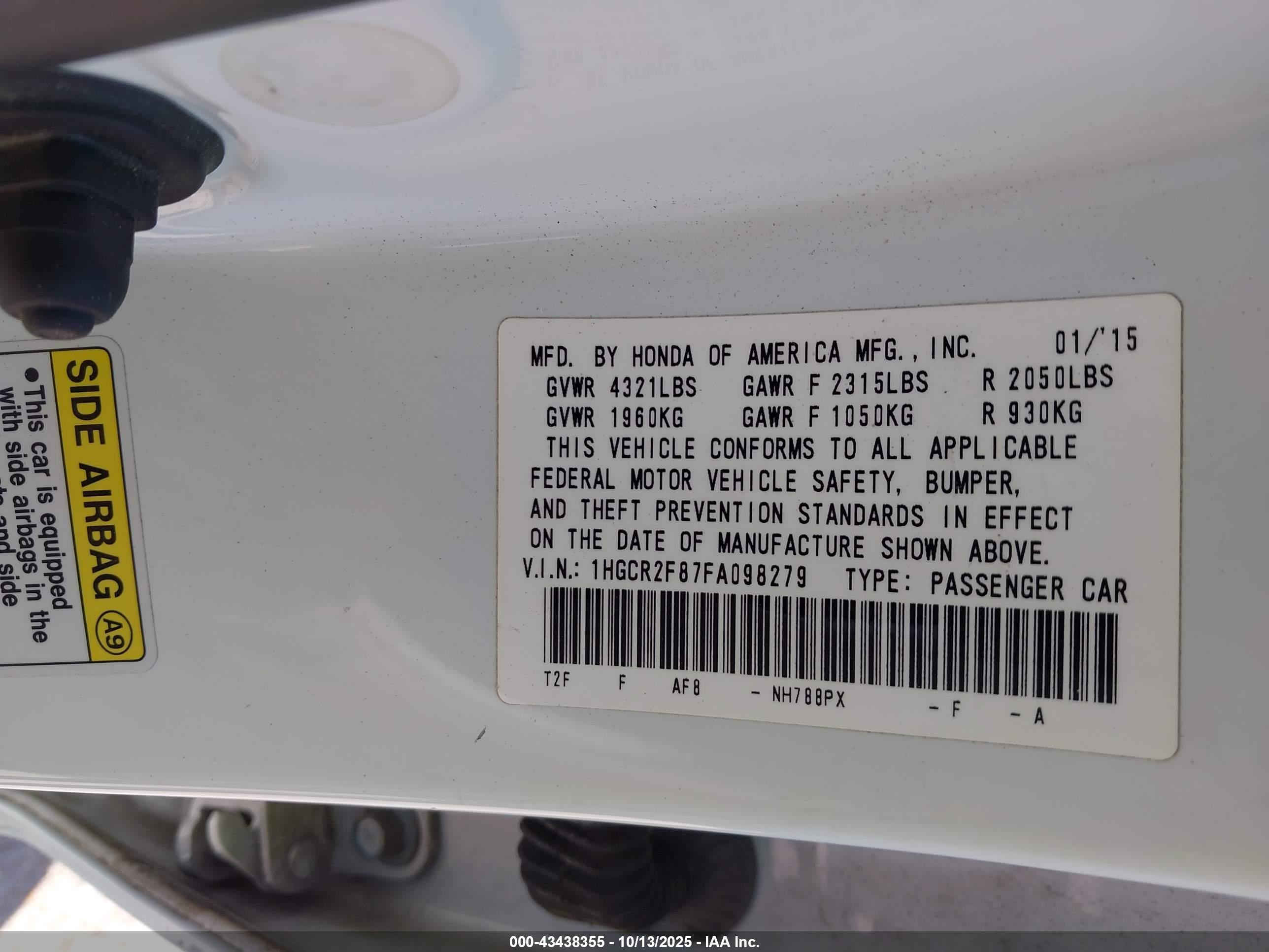 HONDA ACCORD image 9