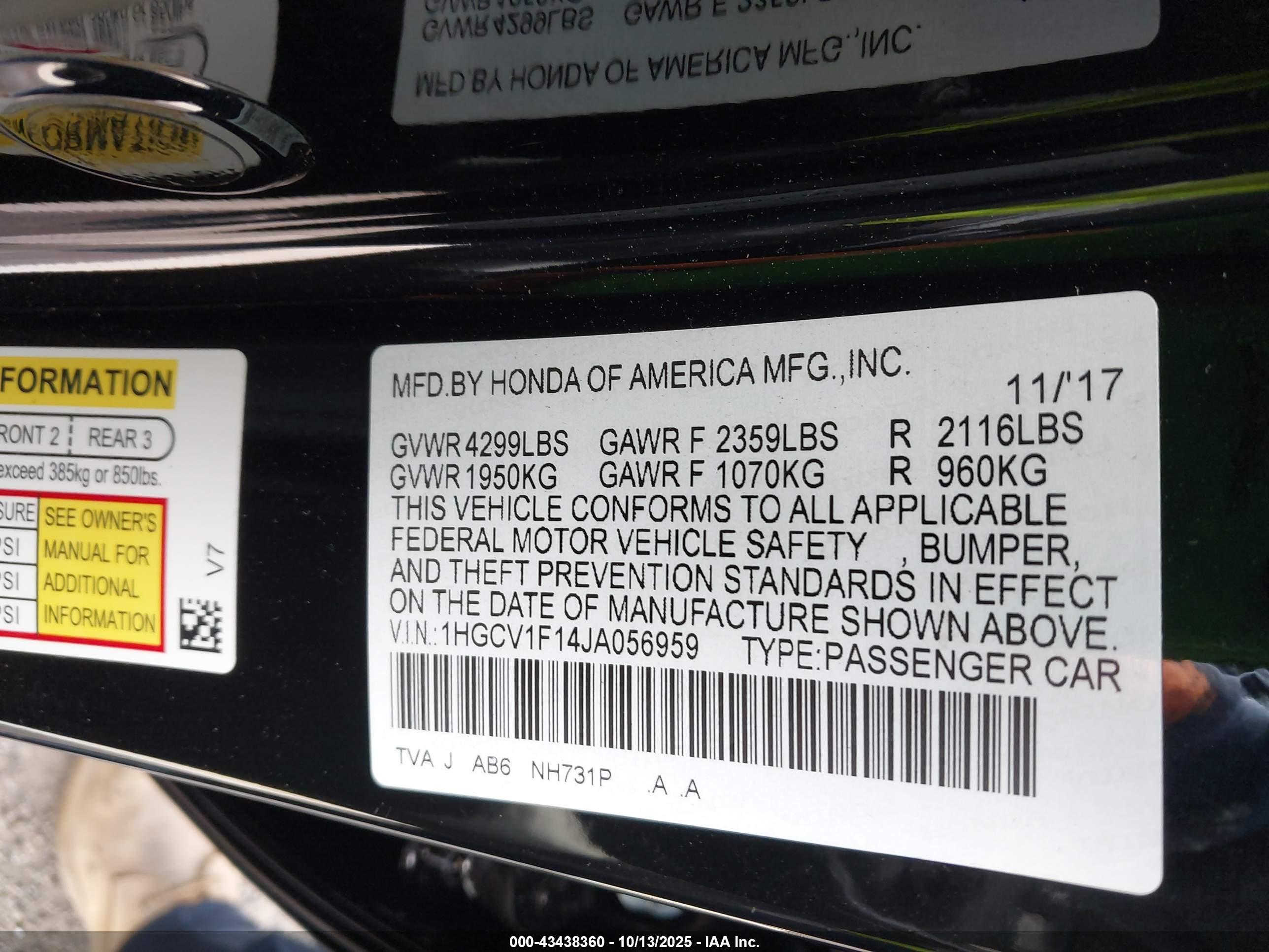 HONDA ACCORD image 9