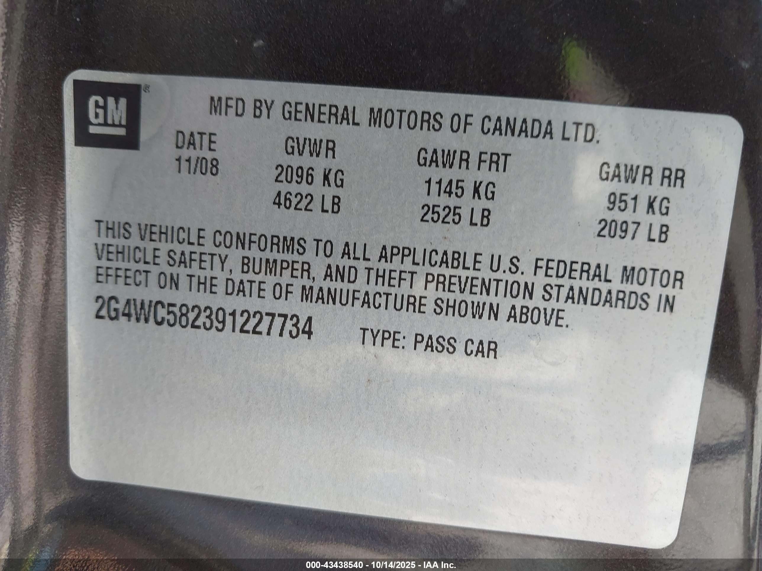 BUICK LACROSSE image 9