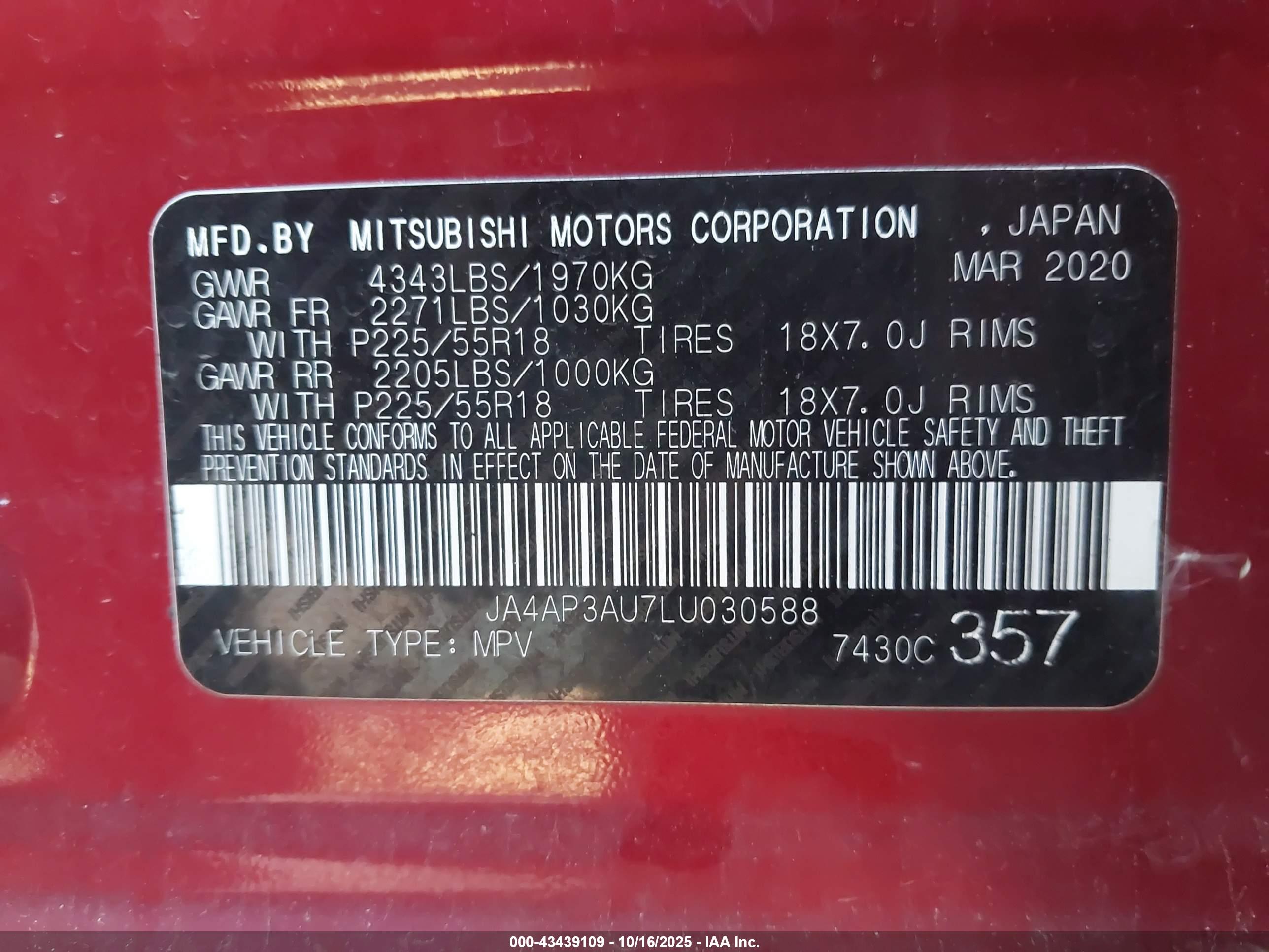 MITSUBISHI OUTLANDER image 9