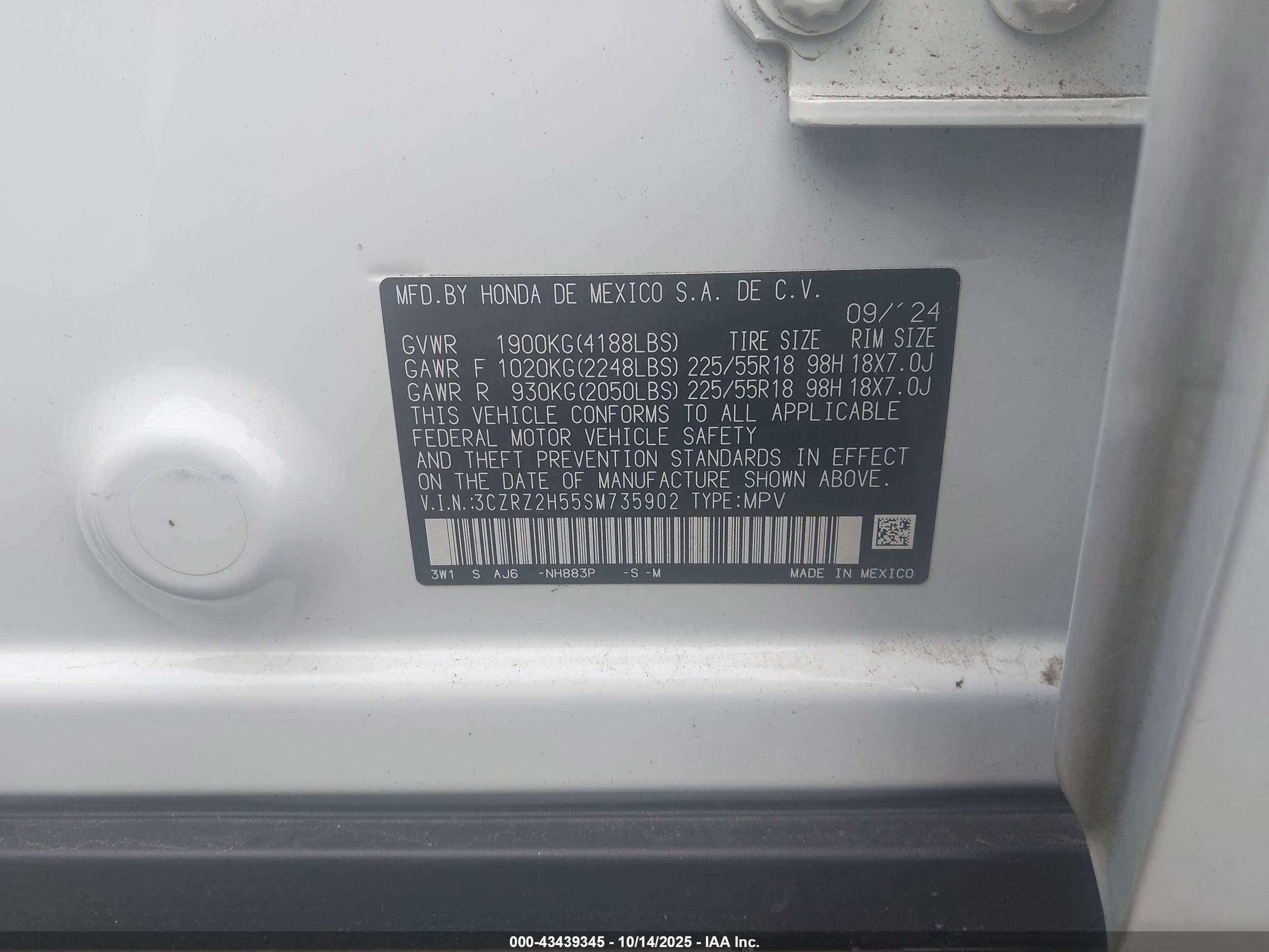 HONDA HR-V image 9