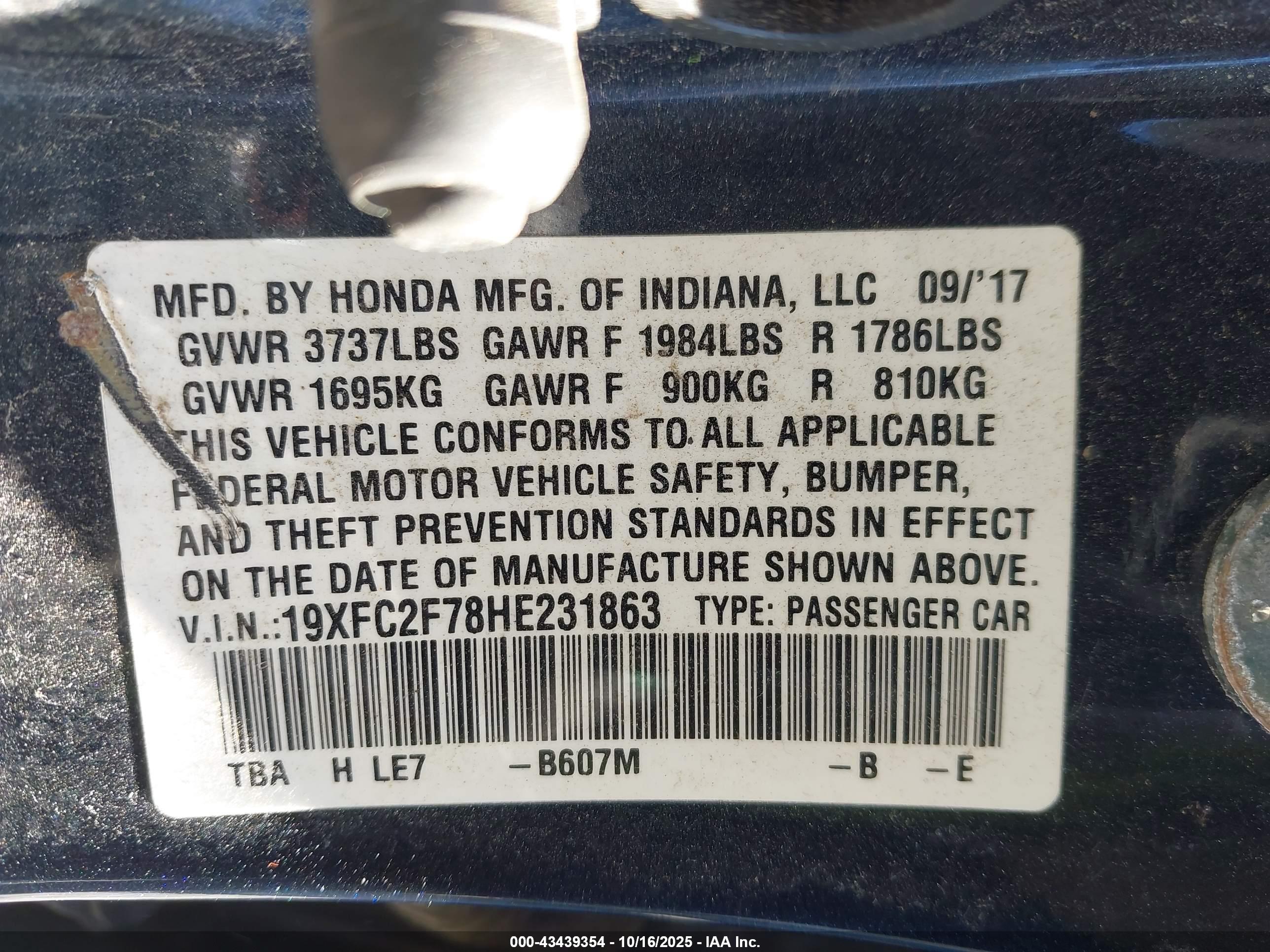 HONDA CIVIC image 9