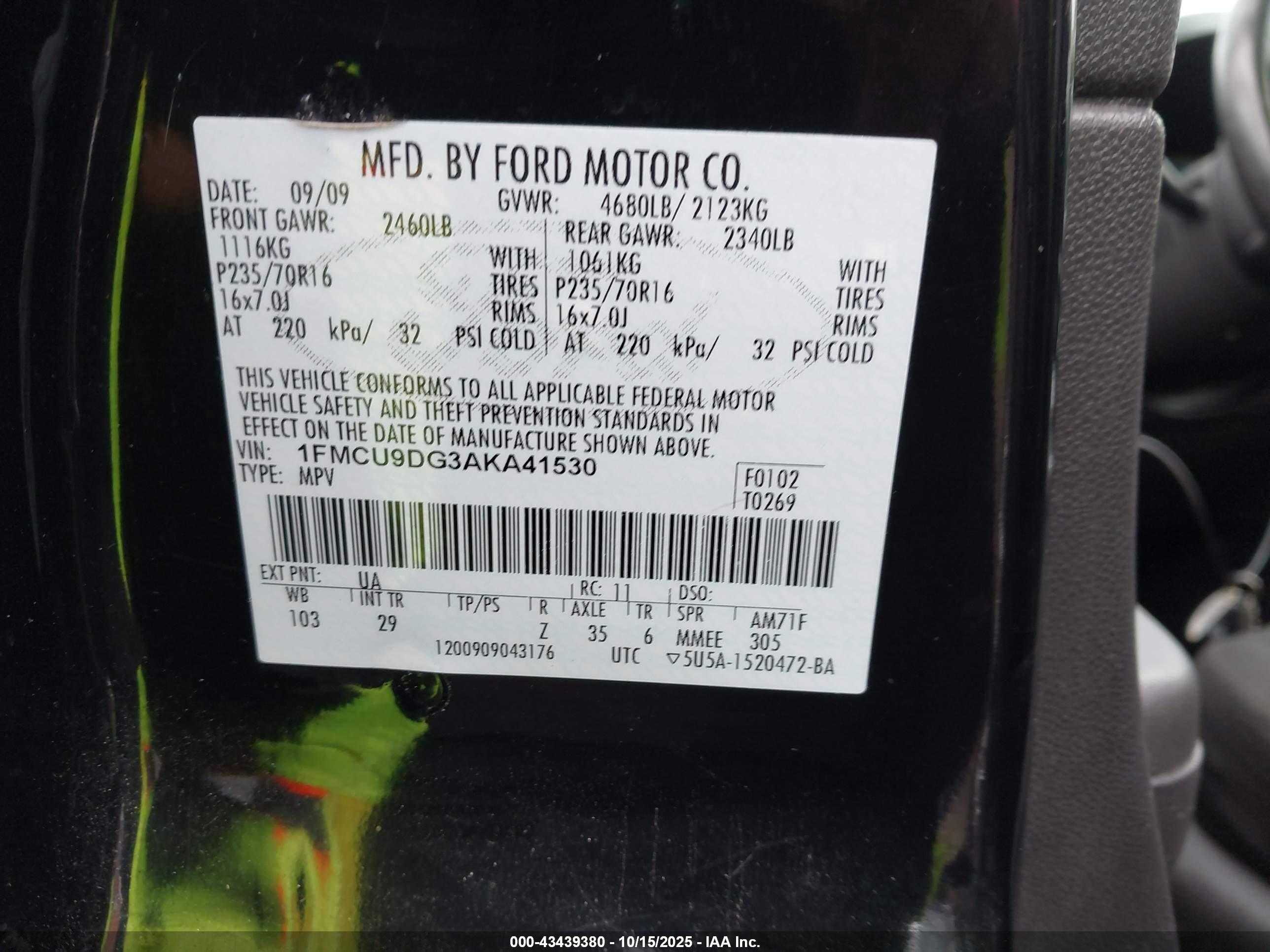 FORD ESCAPE image 9