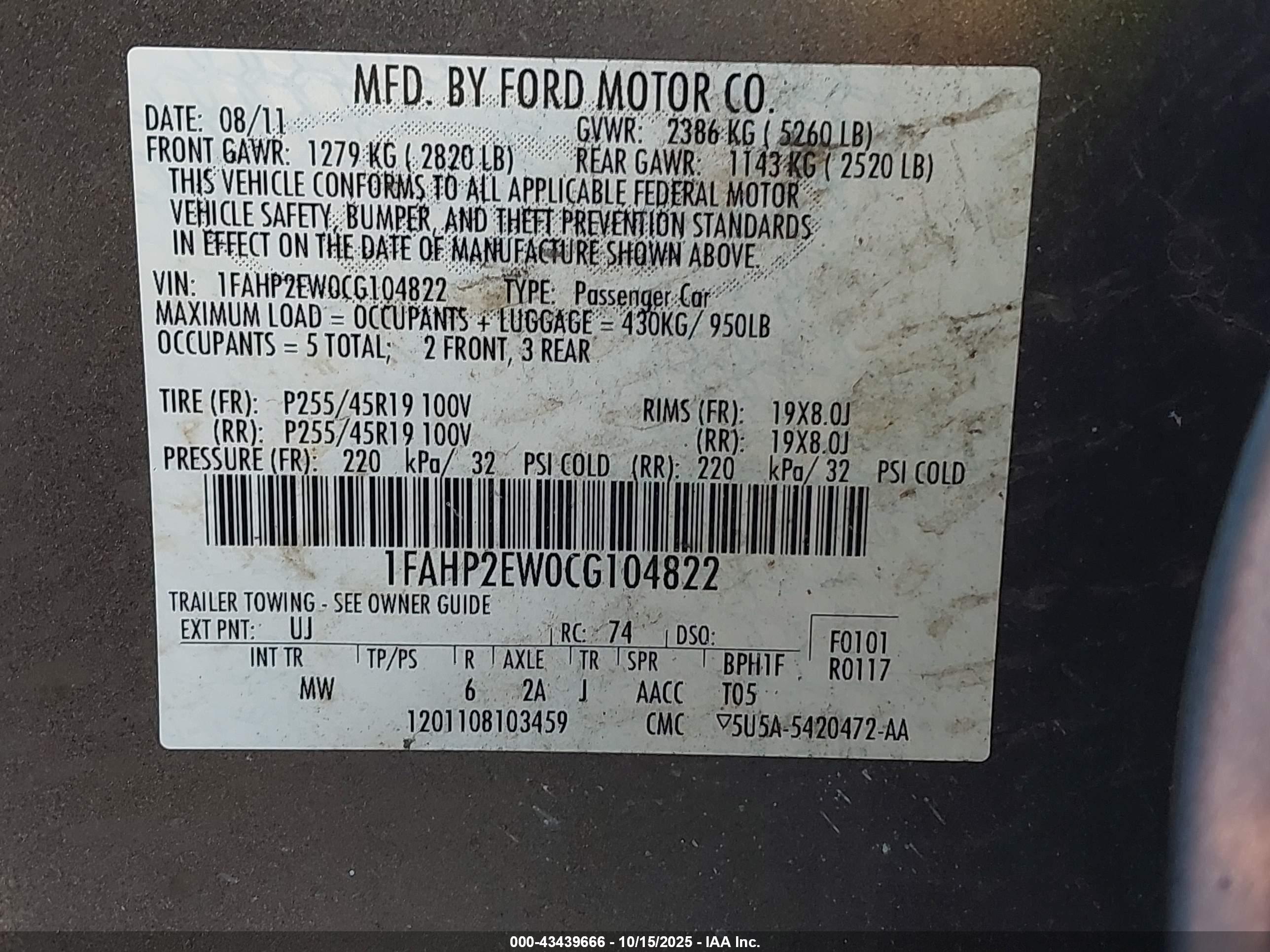FORD TAURUS image 9