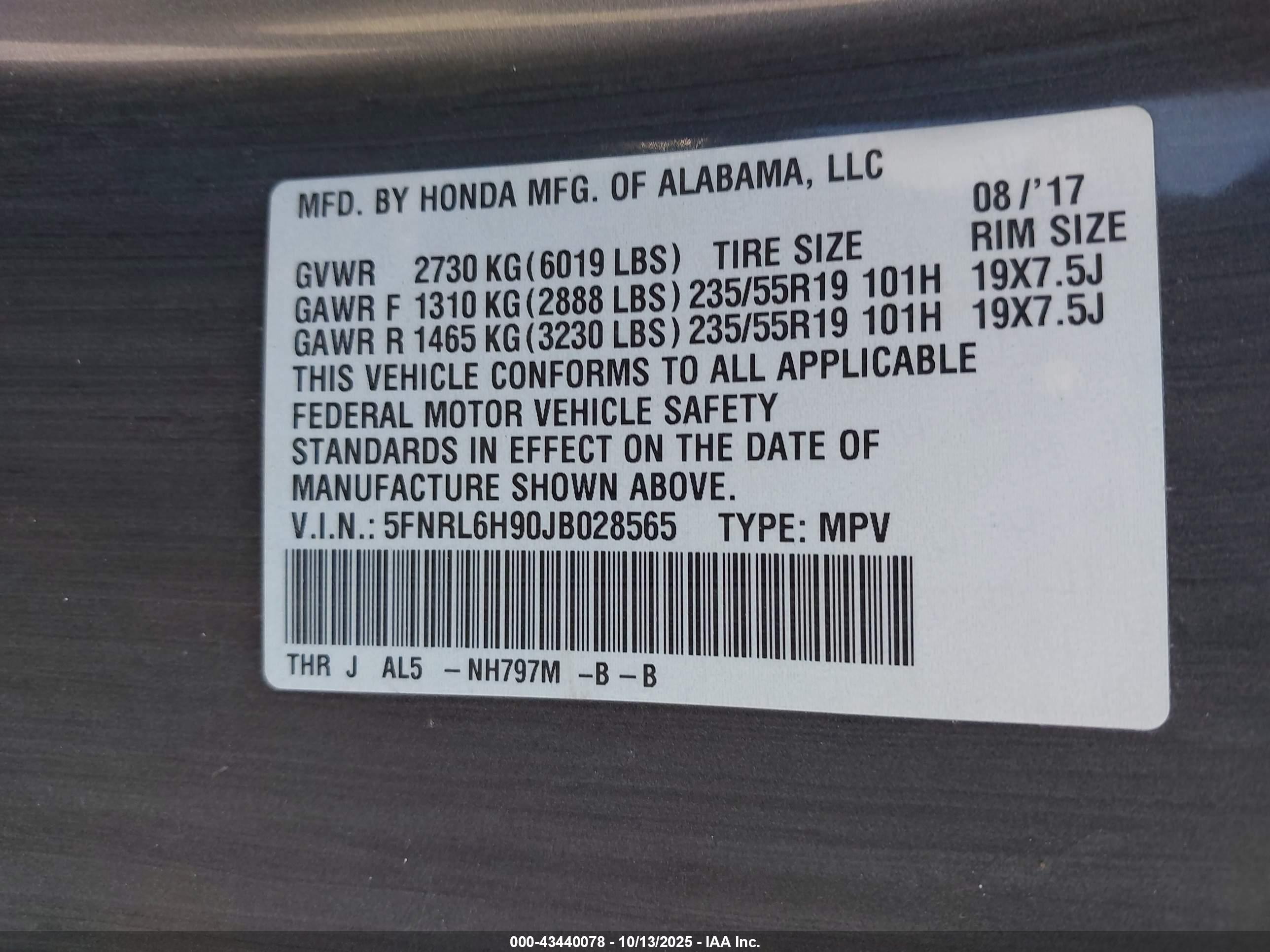 HONDA ODYSSEY image 9