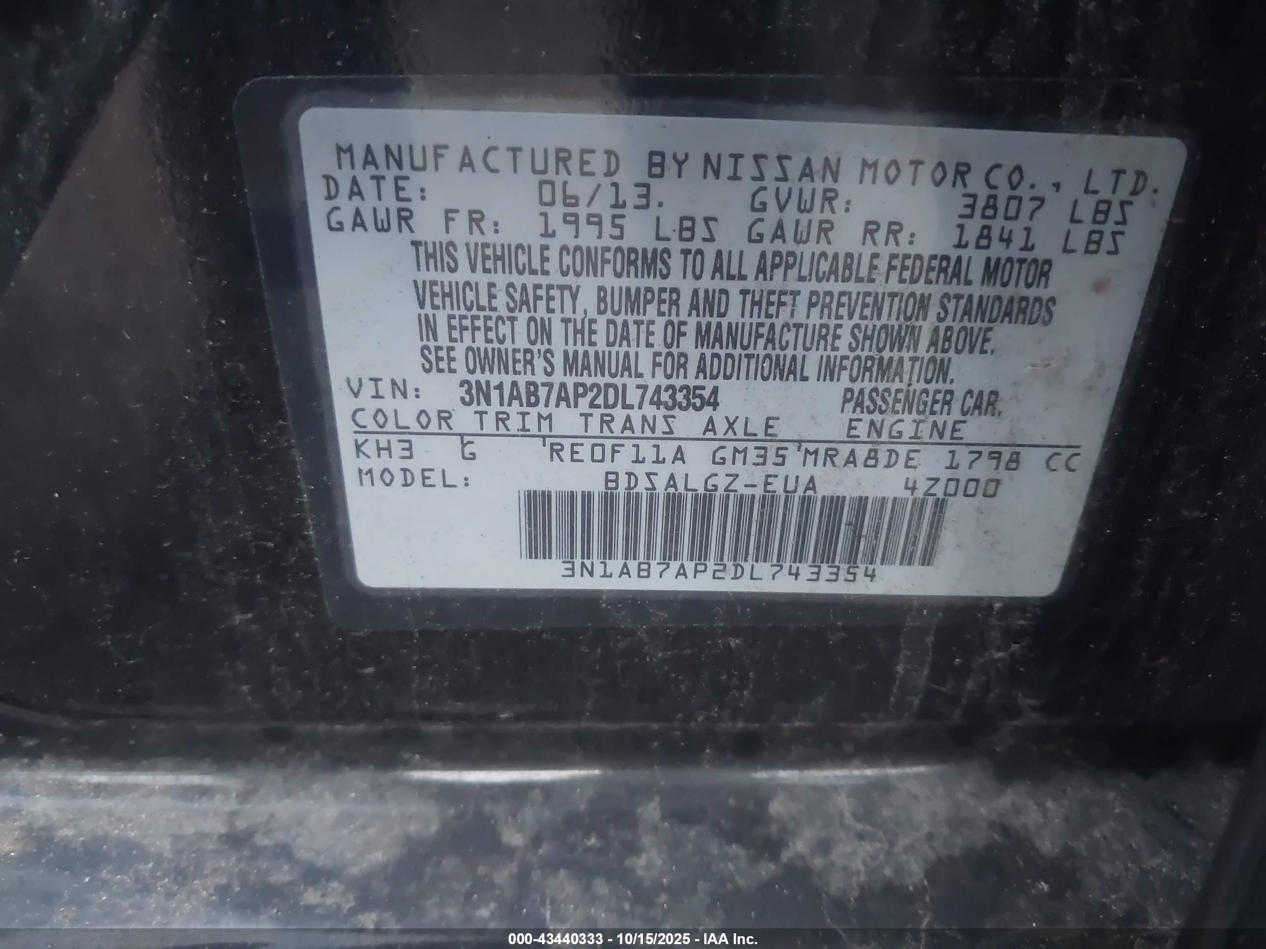 NISSAN SENTRA image 9