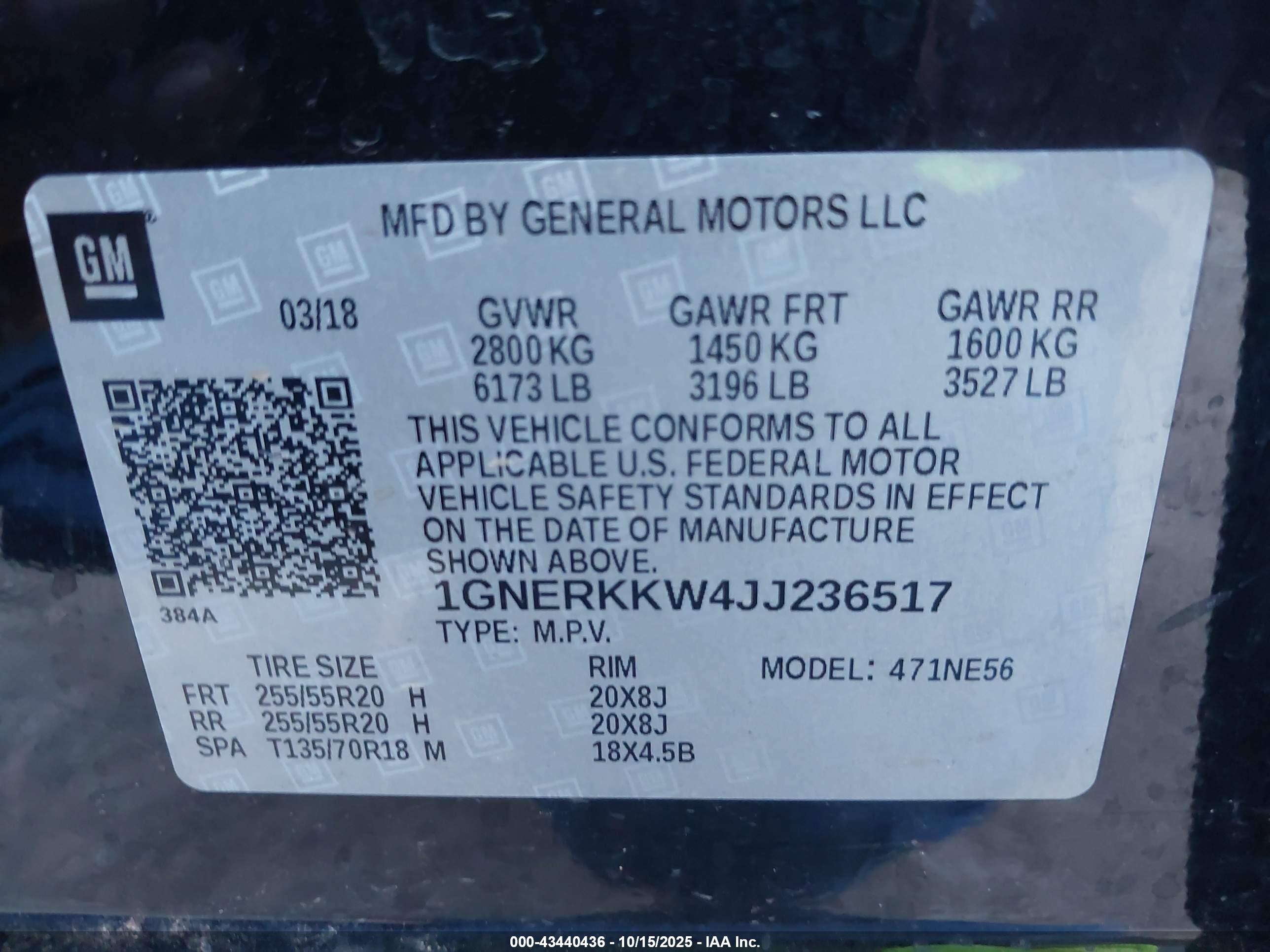 CHEVROLET TRAVERSE image 9