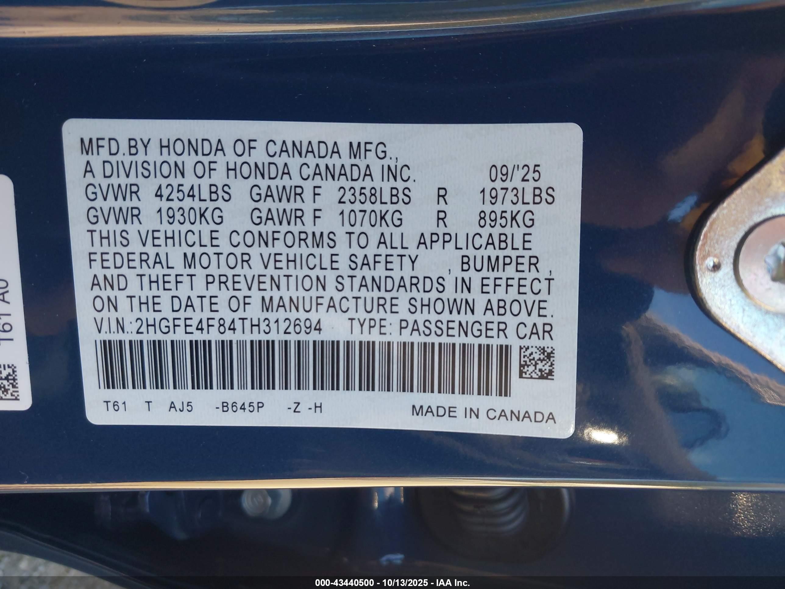 HONDA CIVIC image 9