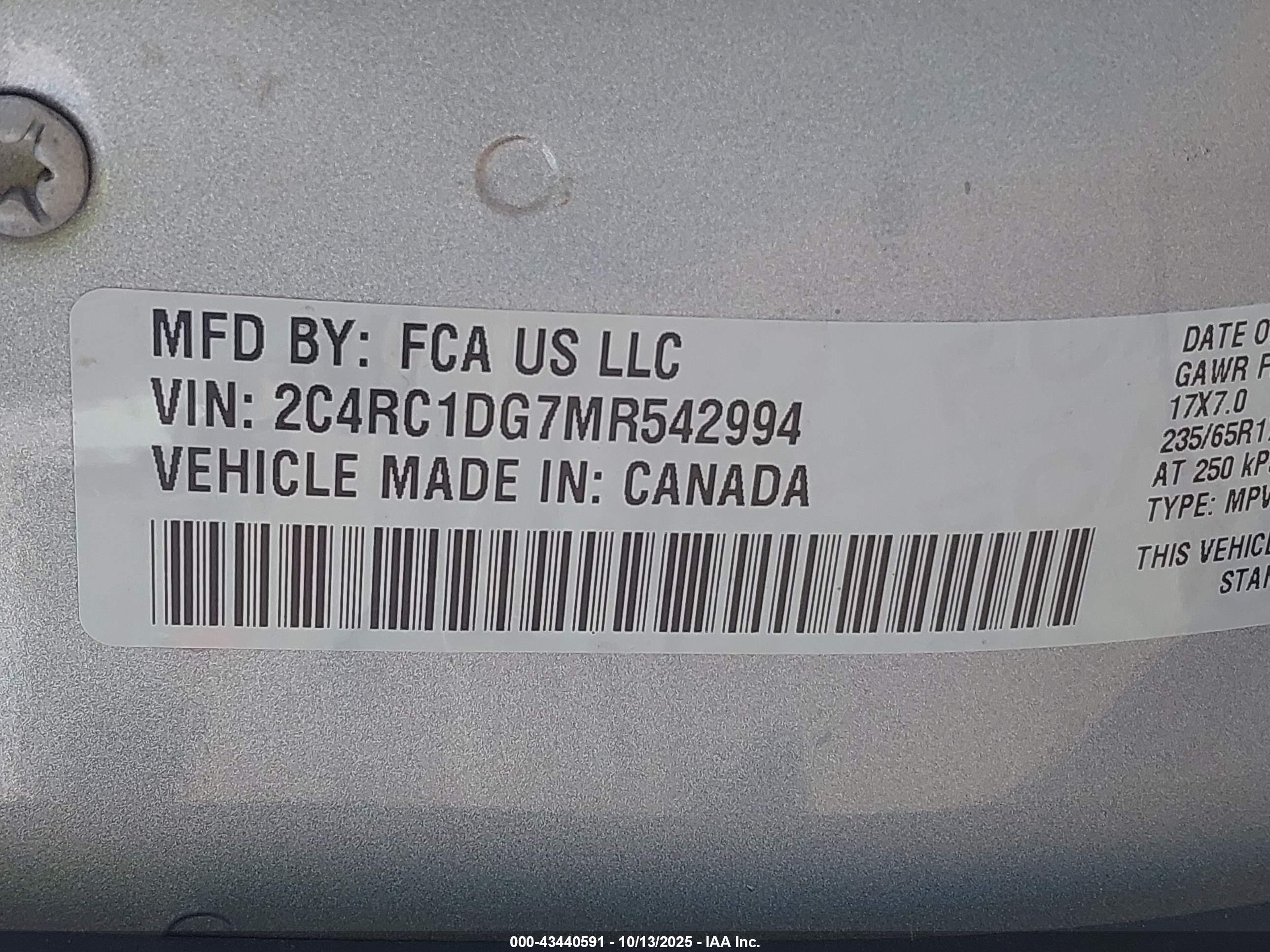 CHRYSLER VOYAGER image 9