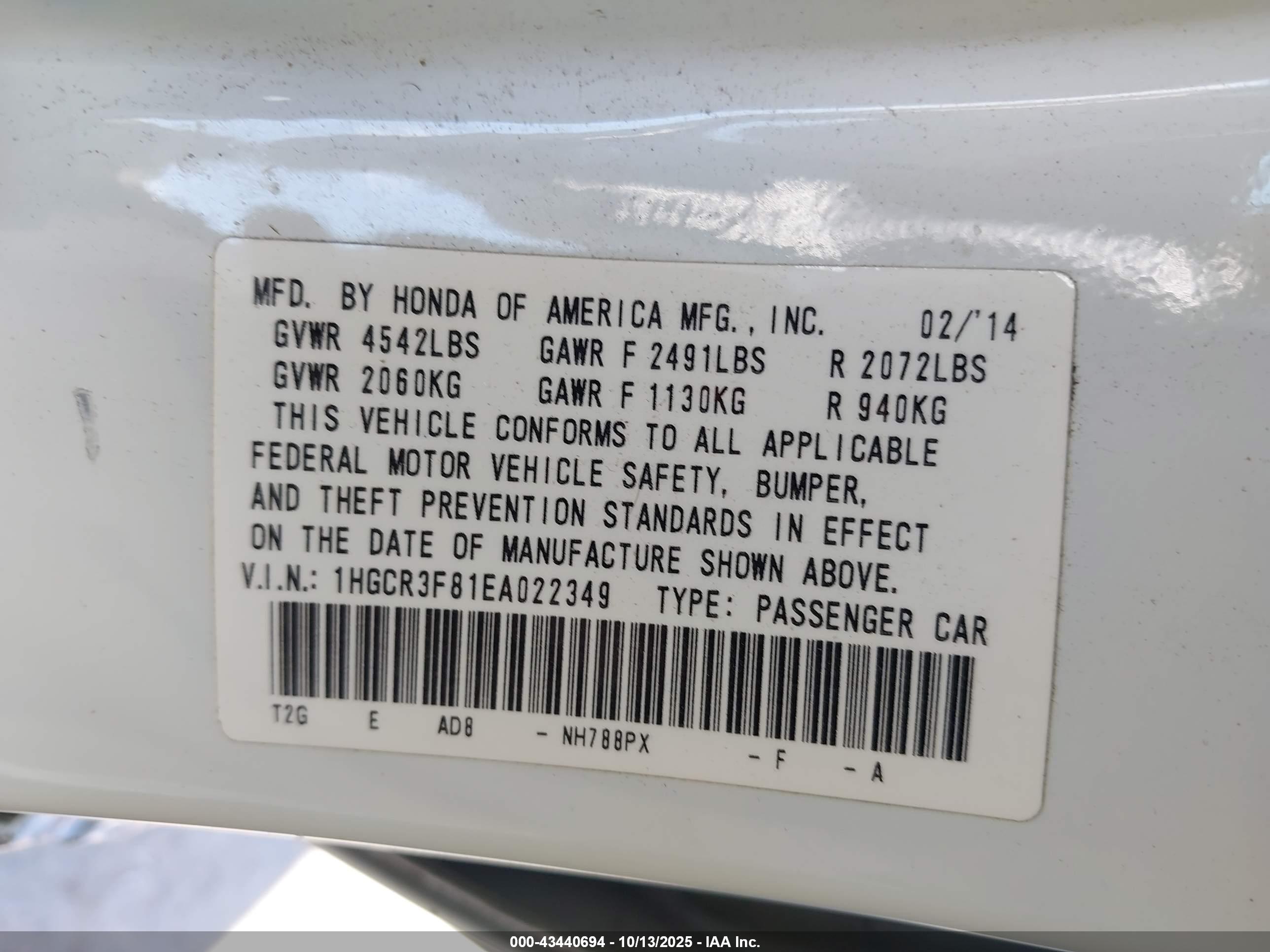 HONDA ACCORD image 9