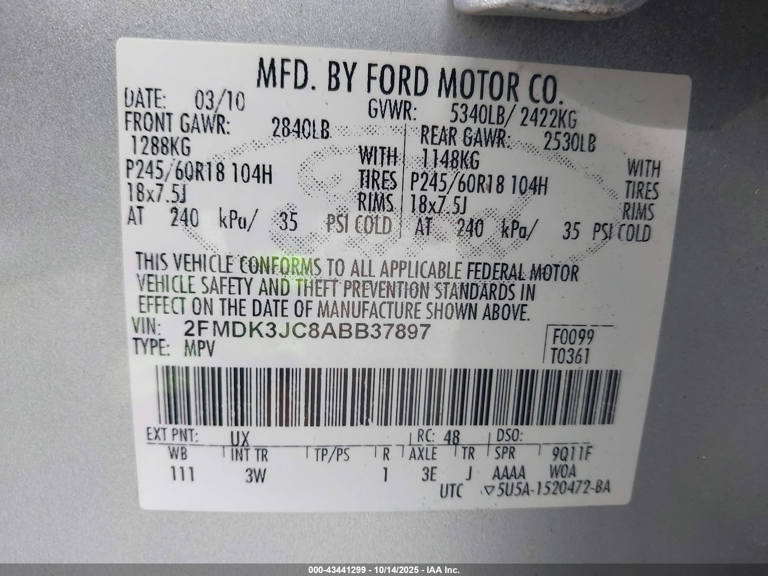 FORD EDGE image 9