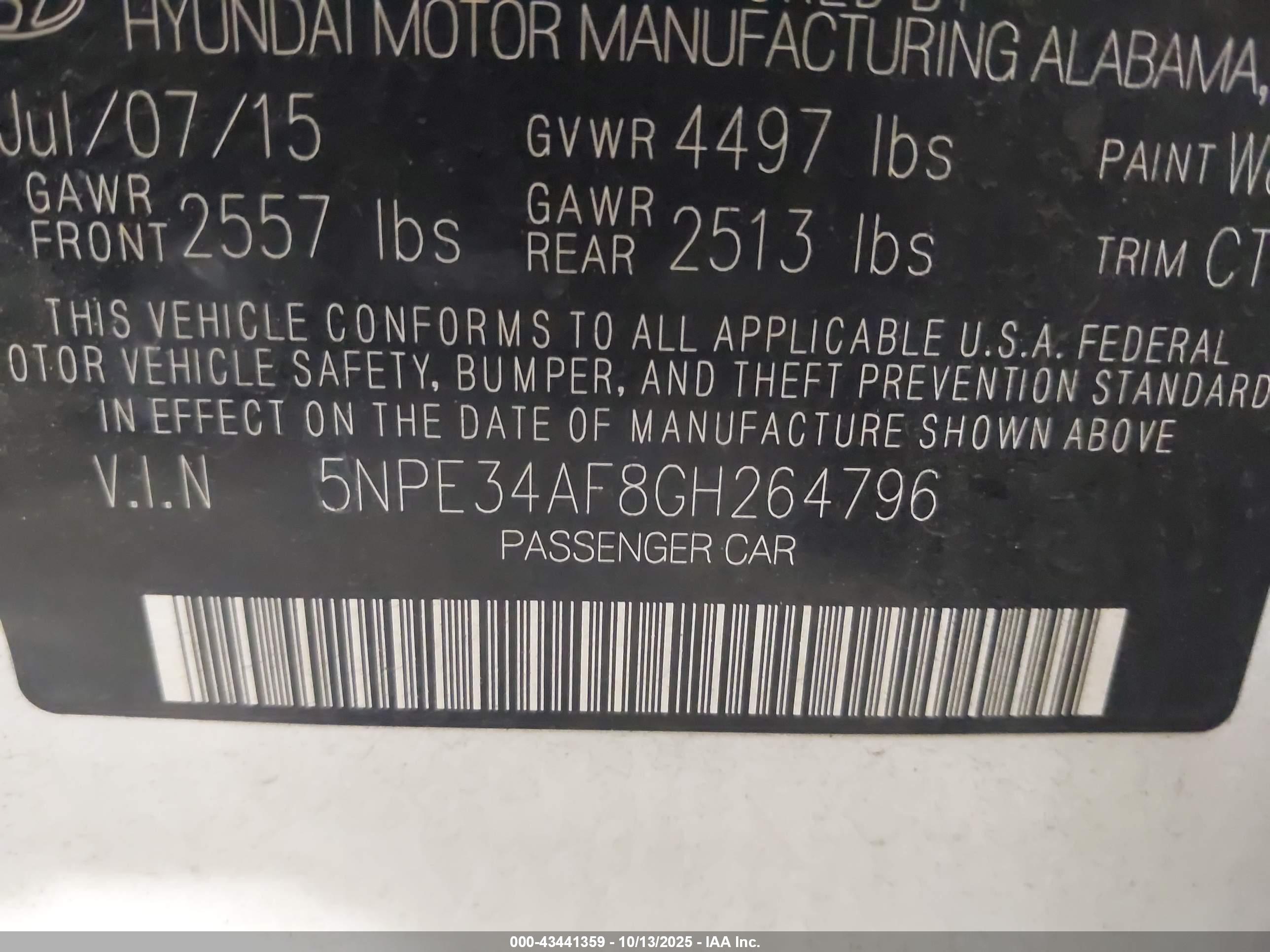 HYUNDAI SONATA image 9