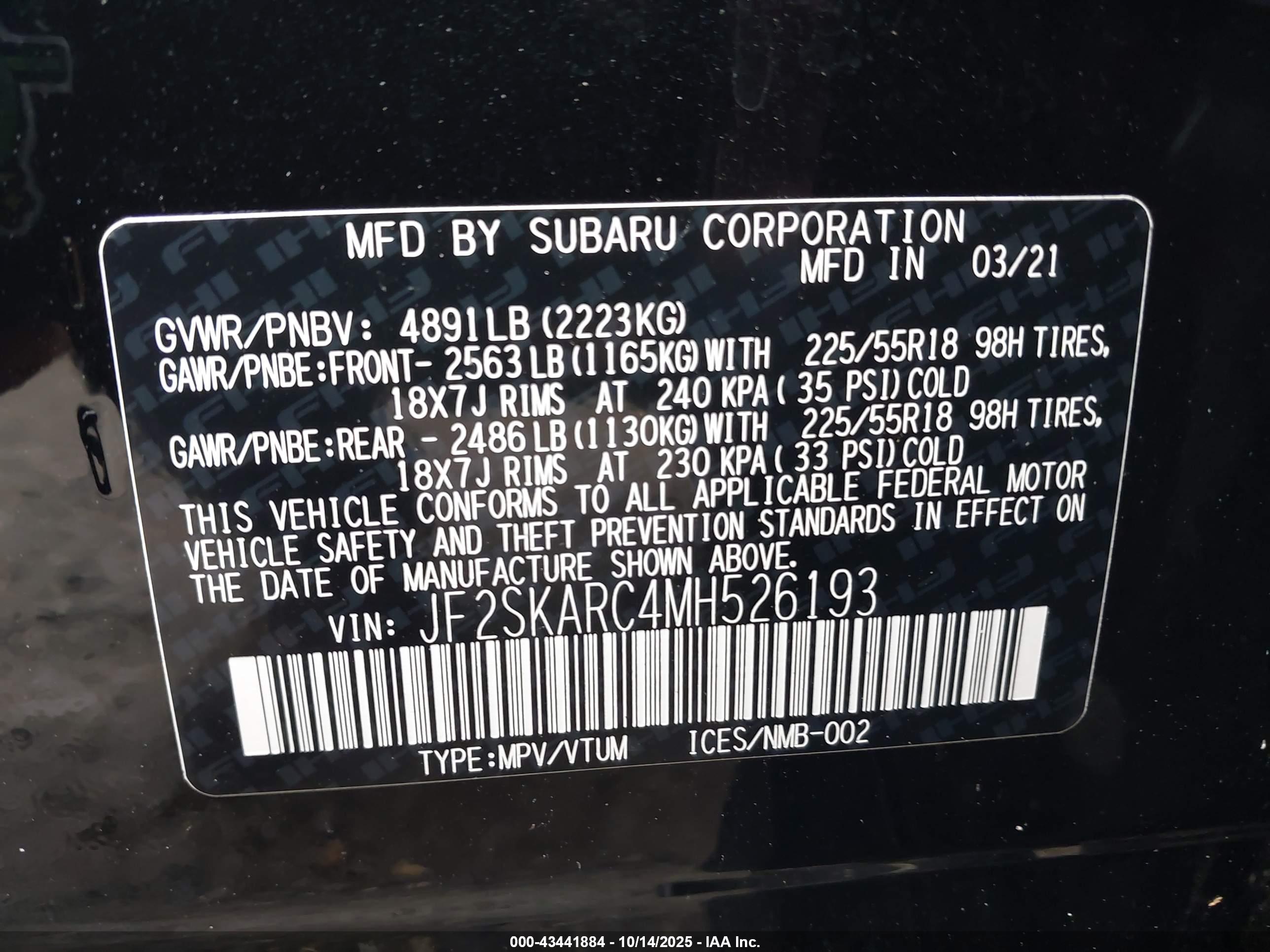 SUBARU FORESTER image 9