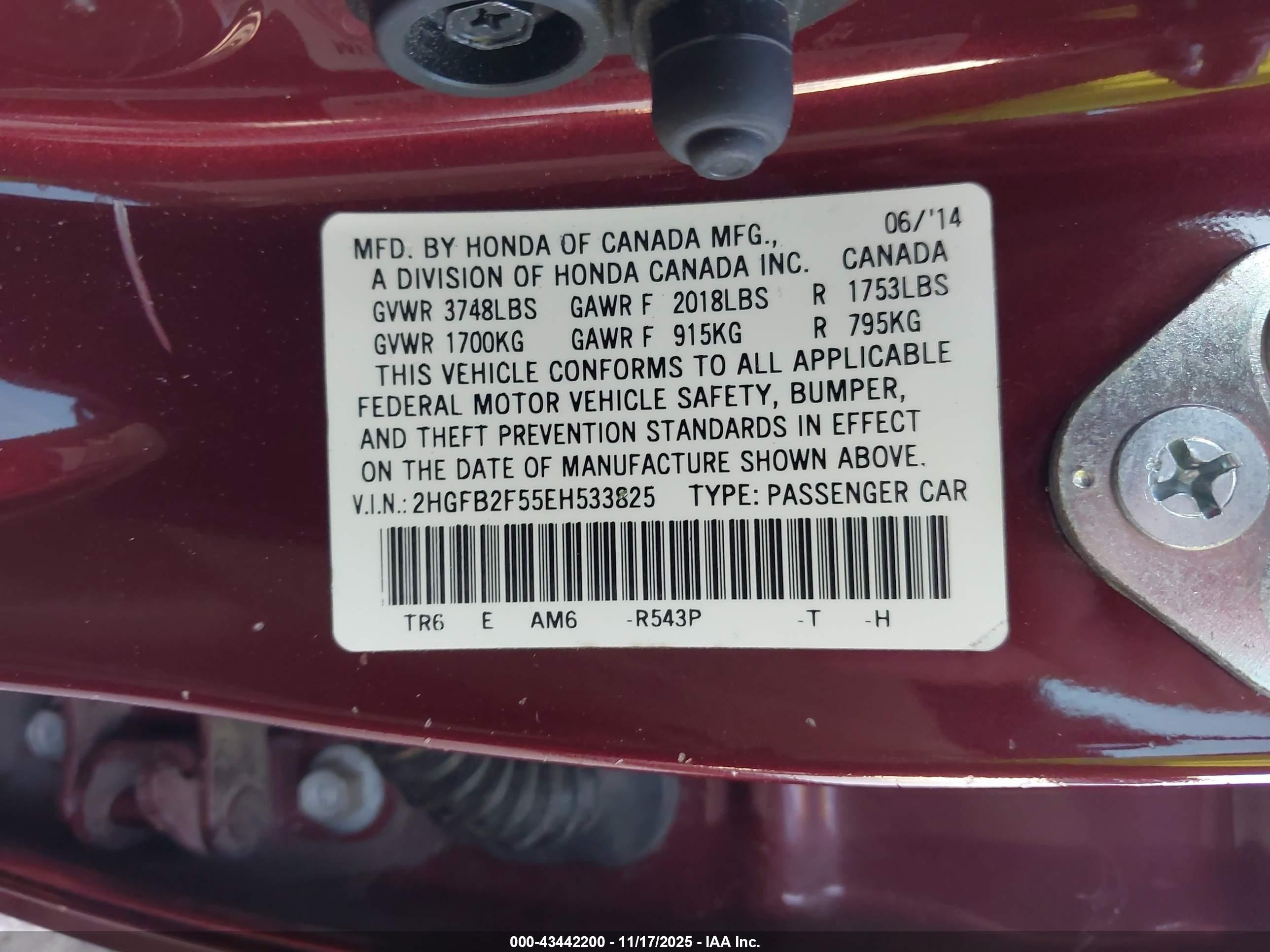 HONDA CIVIC image 9