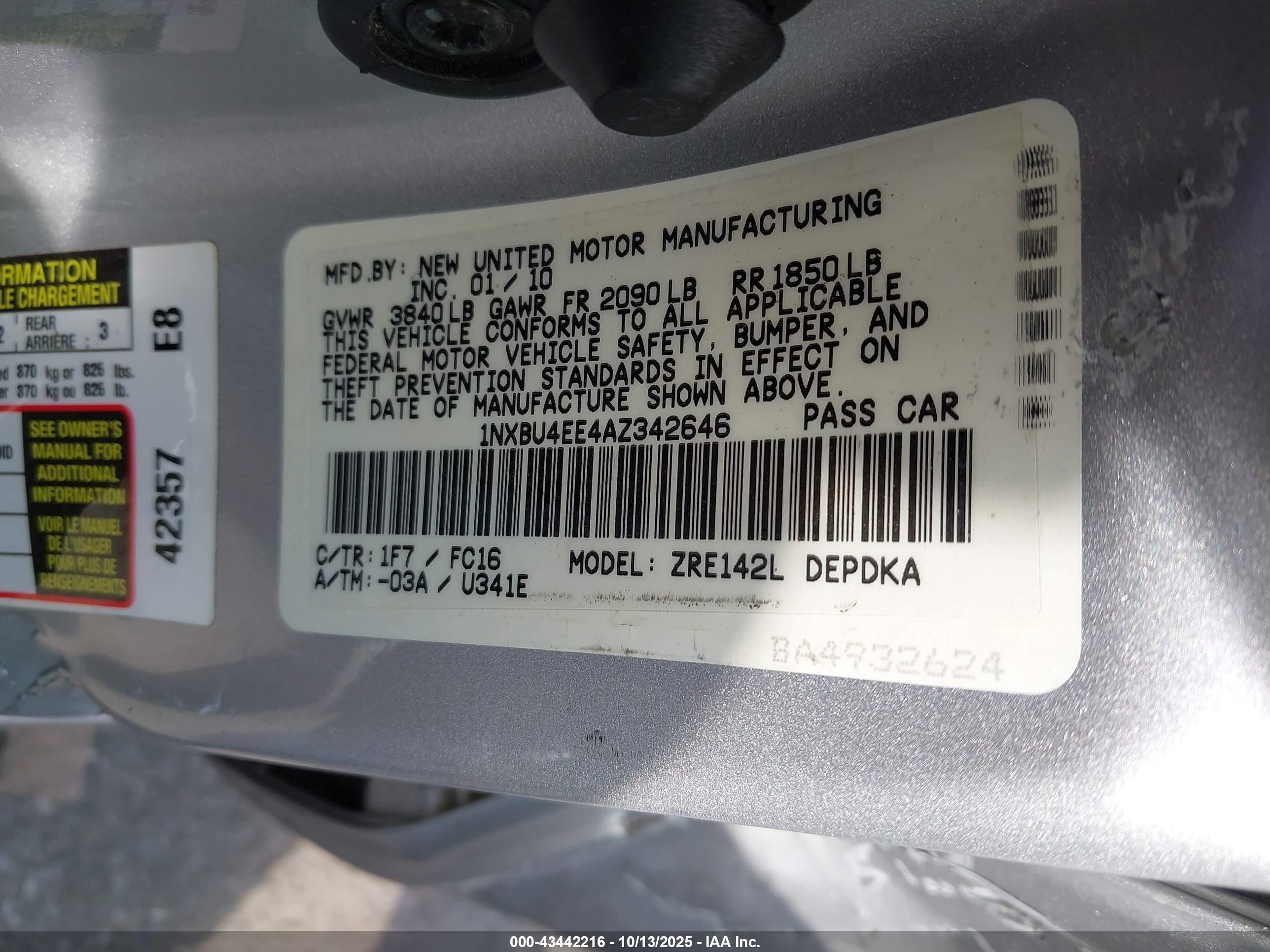 TOYOTA COROLLA image 9