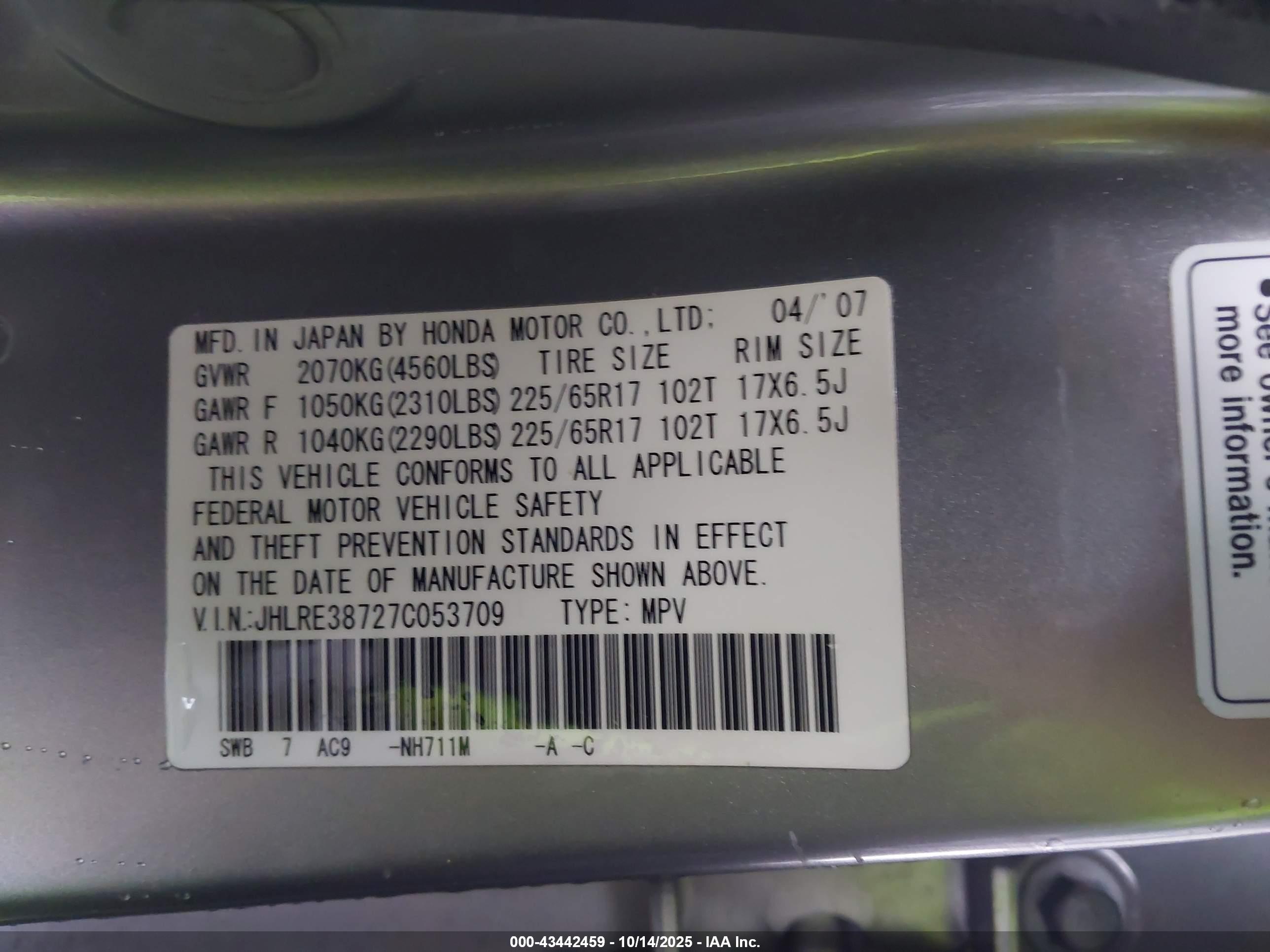 HONDA CR-V image 9