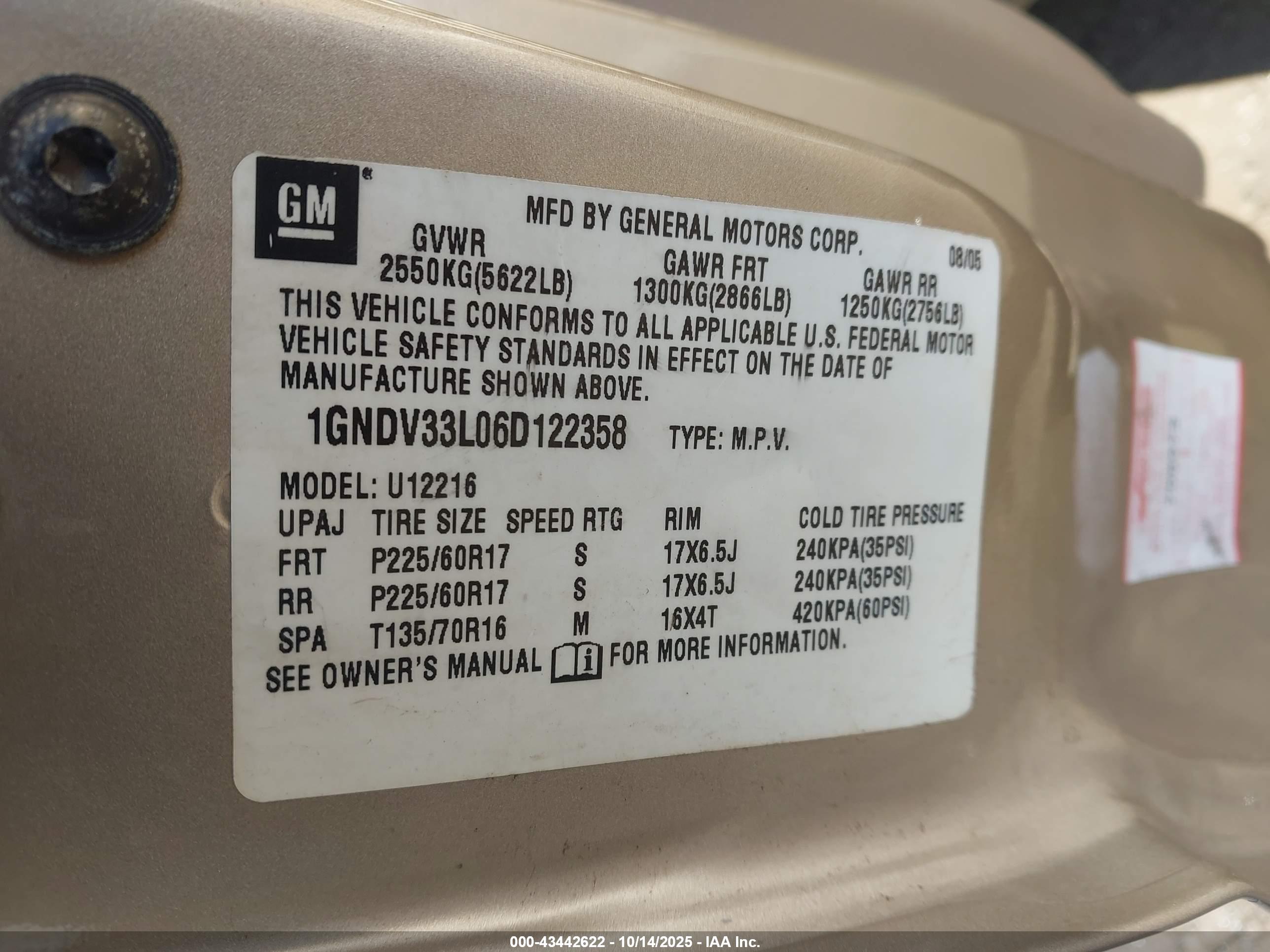 CHEVROLET UPLANDER image 9