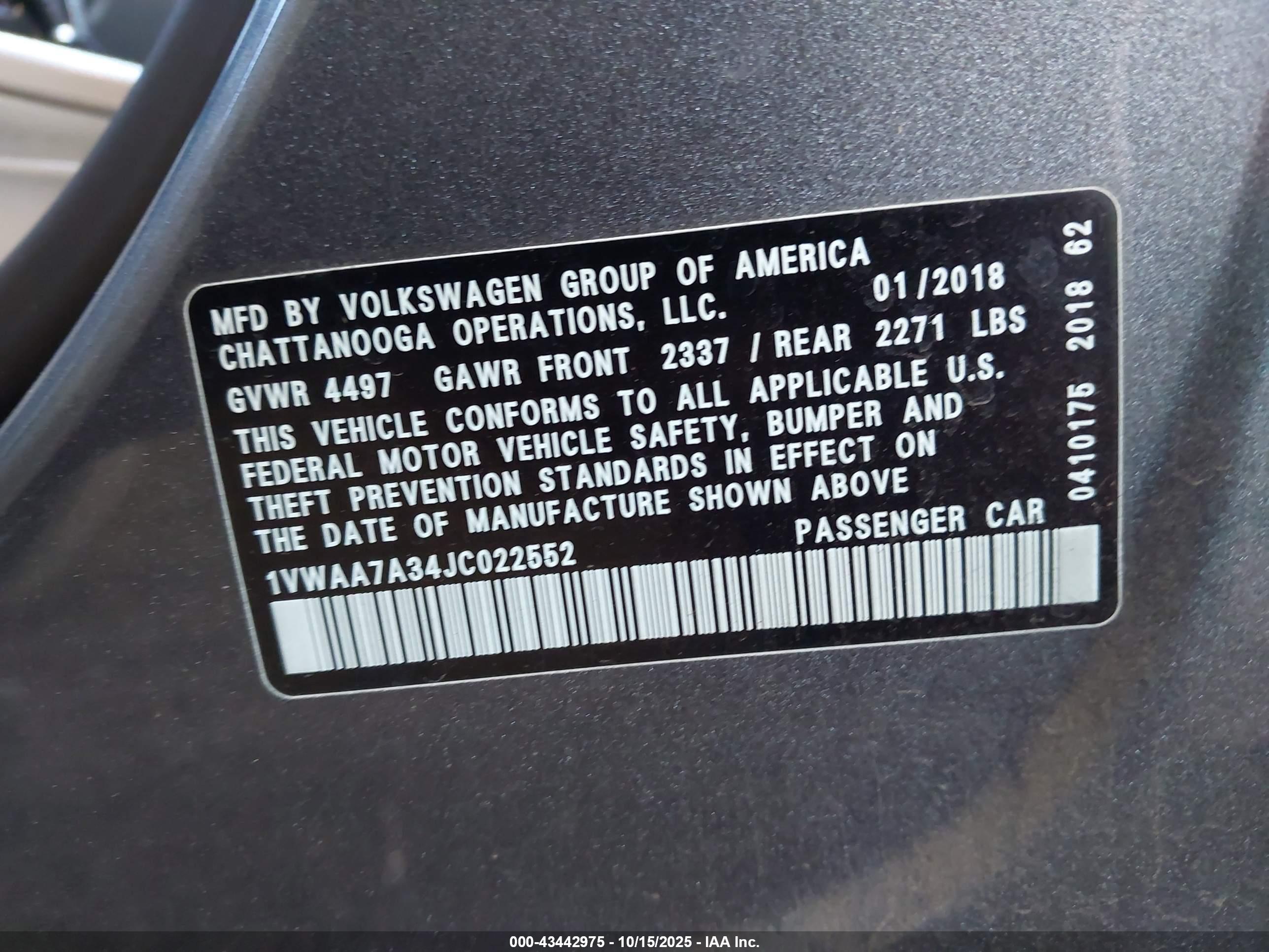 VOLKSWAGEN PASSAT image 9