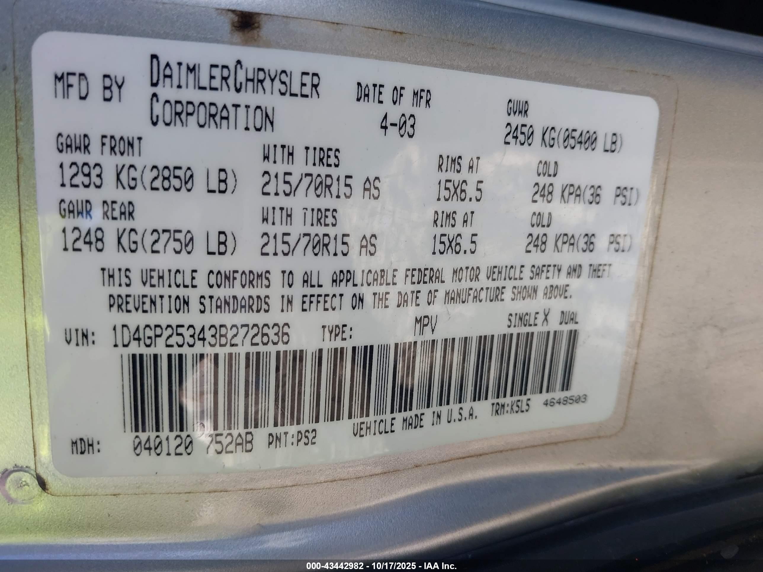 DODGE CARAVAN image 9